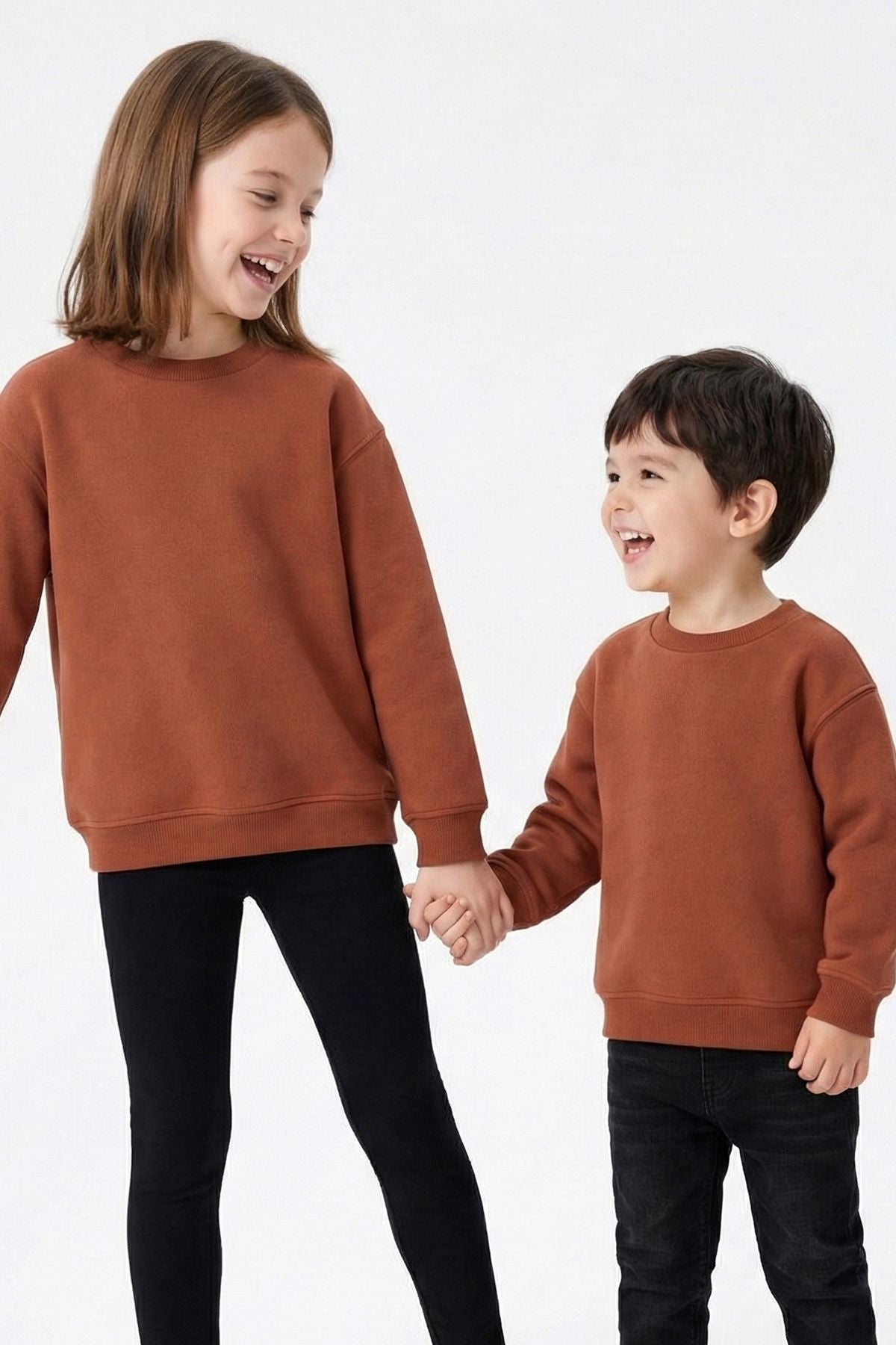 3'Lü Basic Şardonlu Çocuk Sweatshirt