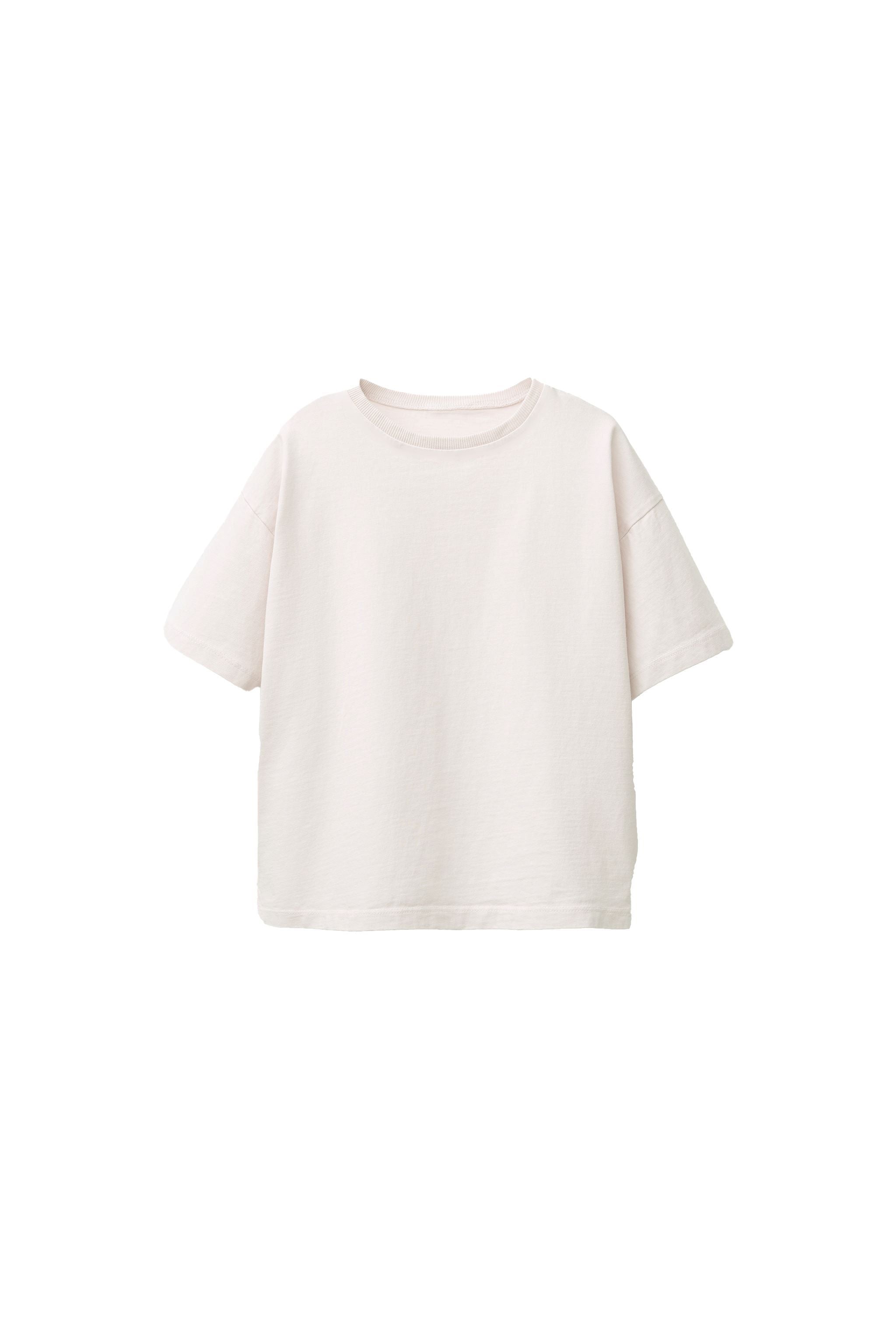 Basic 4'Lü Kız Çocuk T-Shirt ( Beyaz - Pembe - Mor - Lacivert )