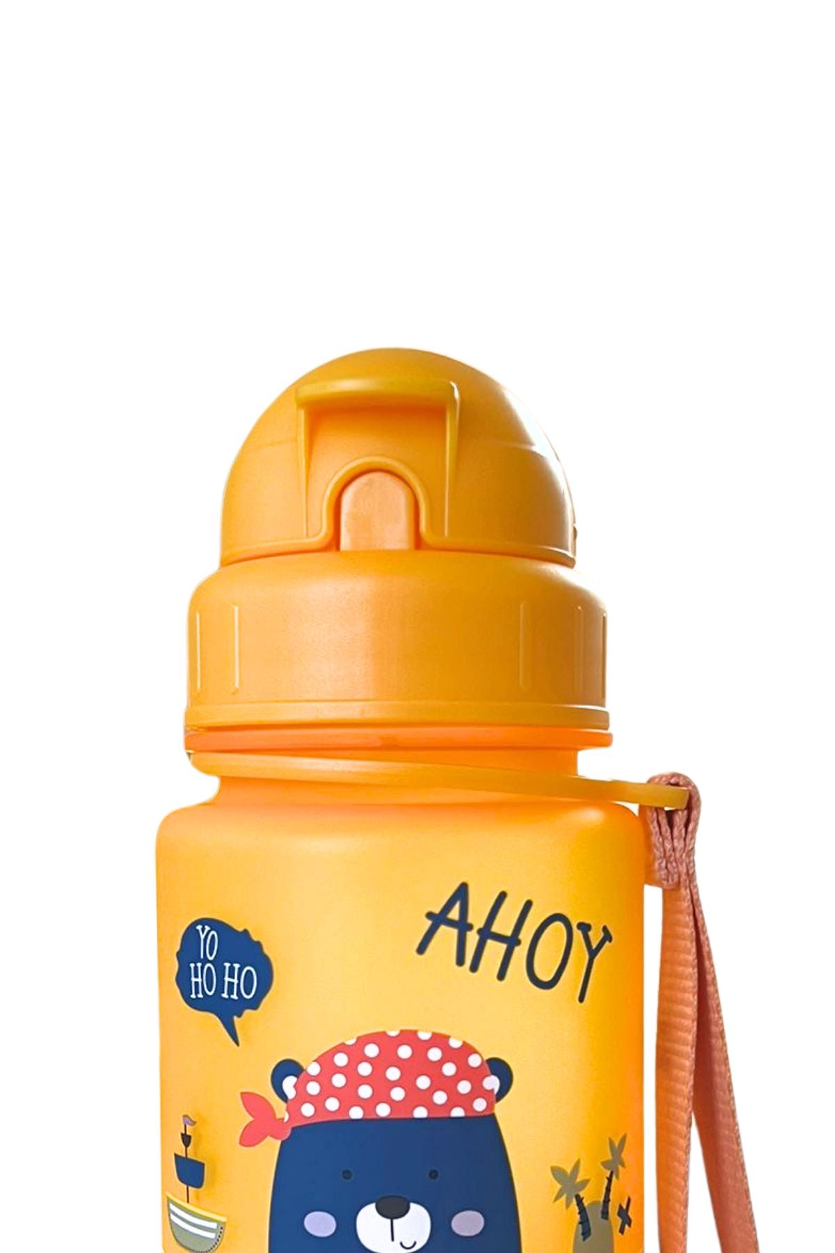 Cute Bear Baskılı Korsan Temalı 400 ml Suluk / Matara