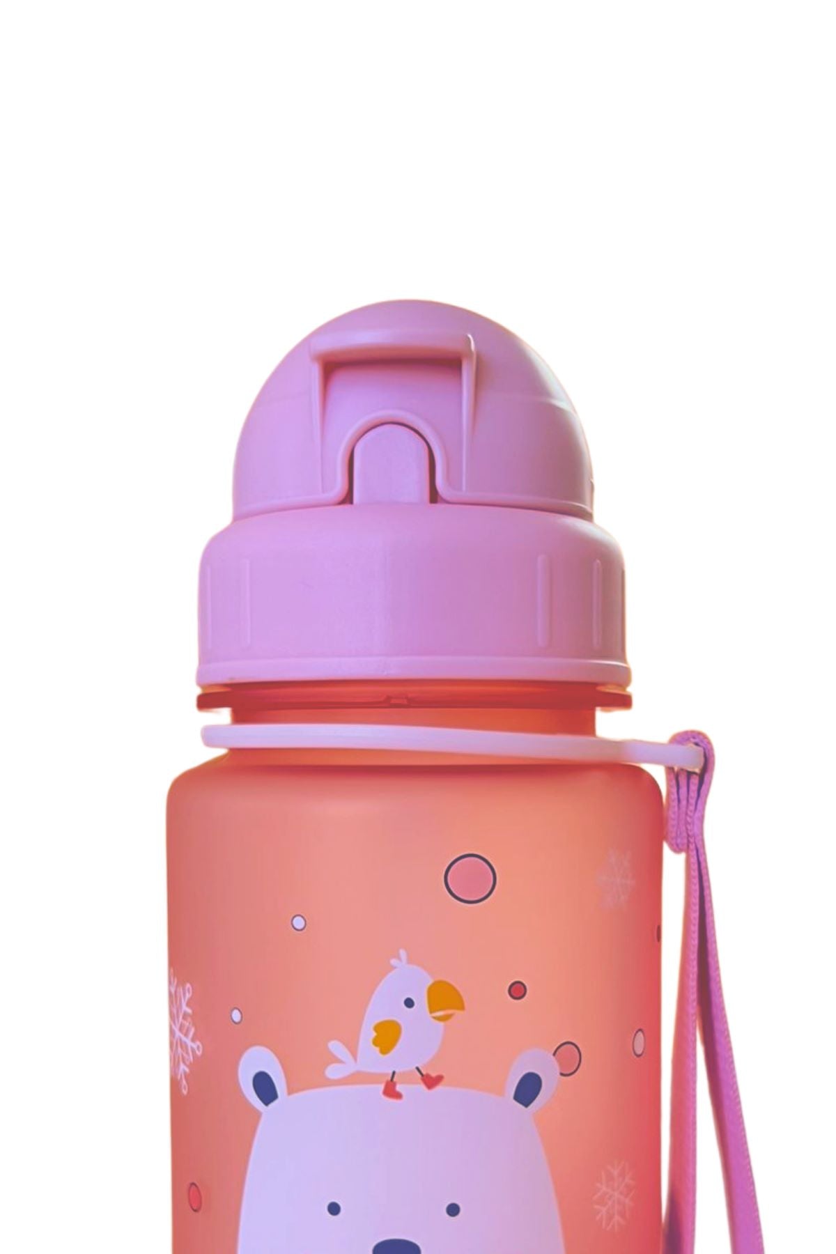 Cute Bear Baskılı Korsan Temalı 400 ml Suluk / Matara