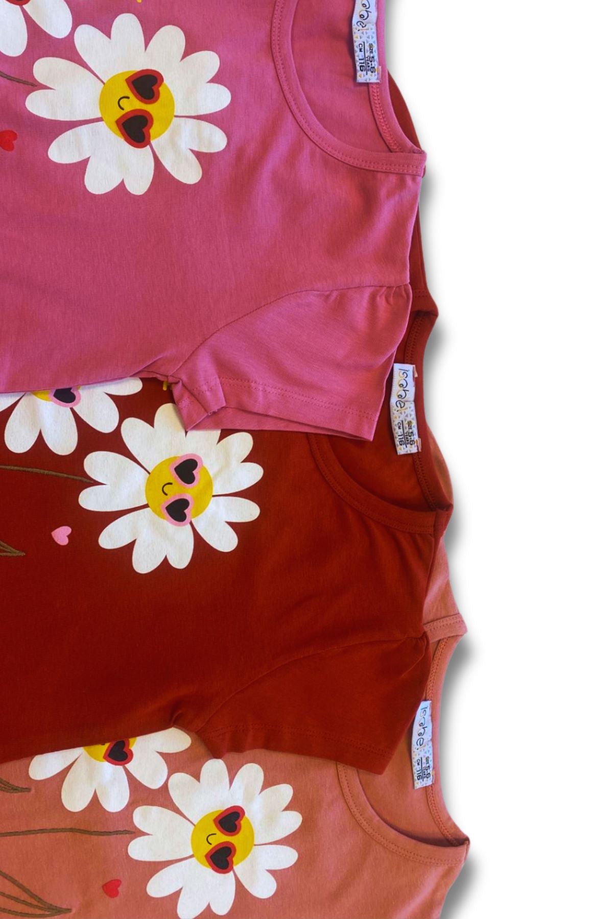 Cute My Sister İs My Bestie Baskılı Papatya T-Shirt