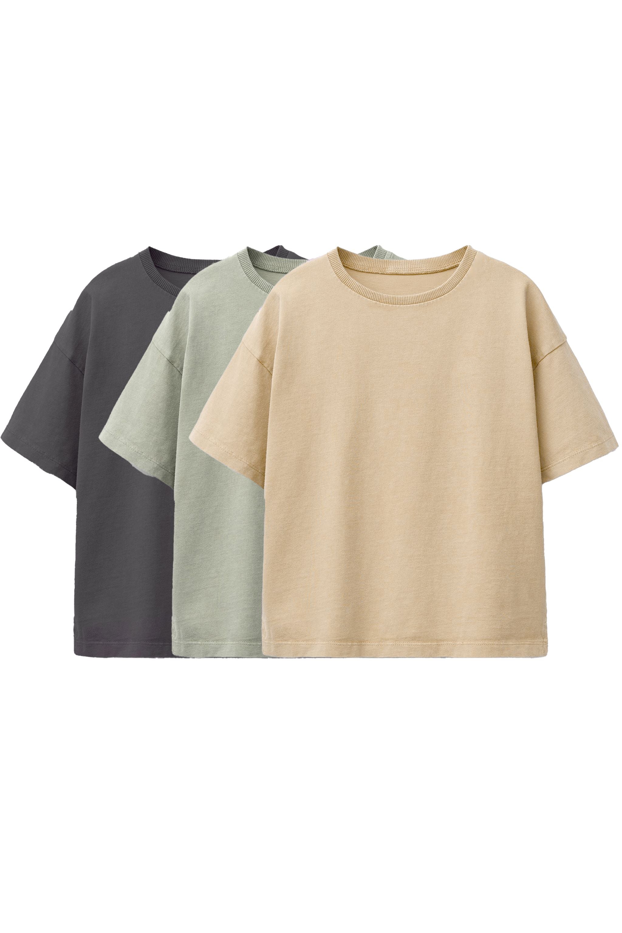 Unisex Basic Kısa Kollu Çocuk T-Shirt