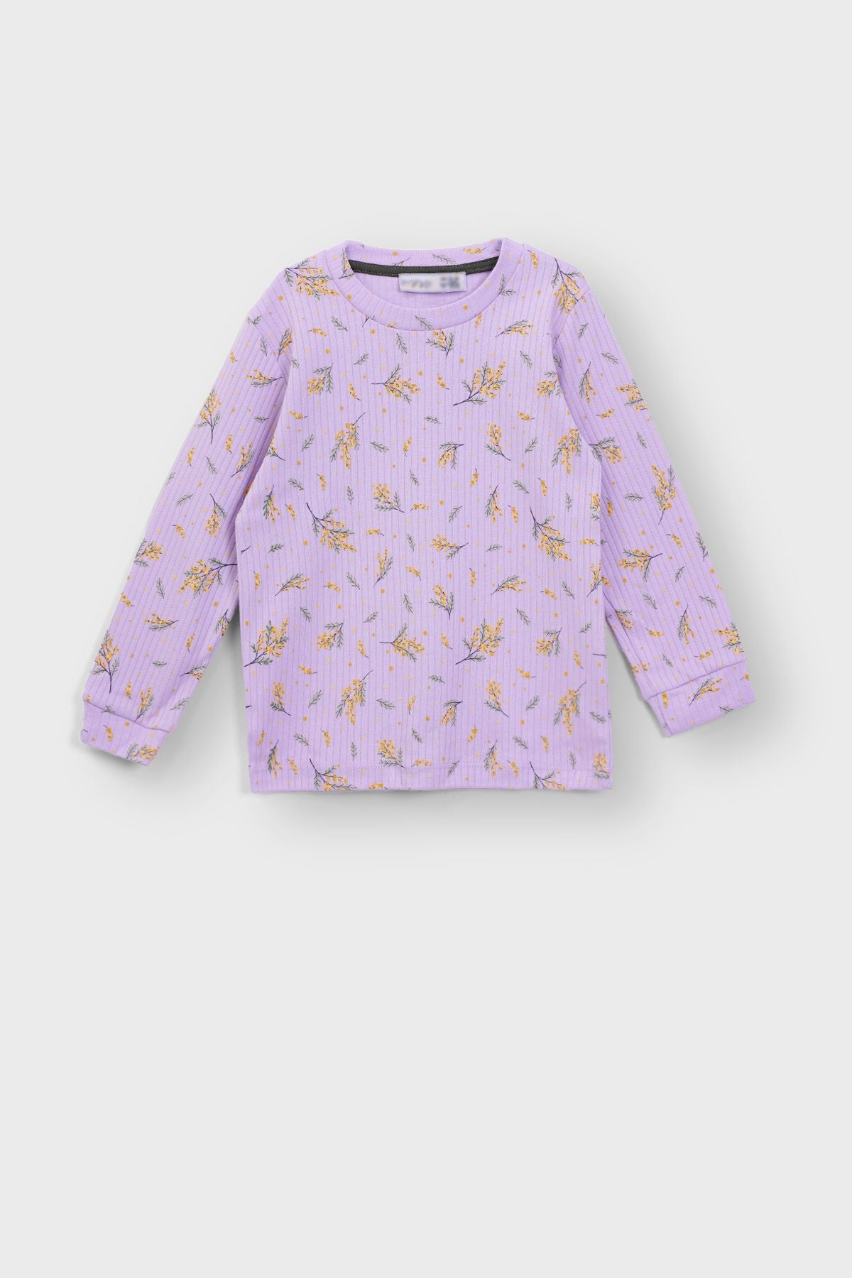 Kalp Desenli %100 Pamuk Kız Çocuk Pijama Takımı