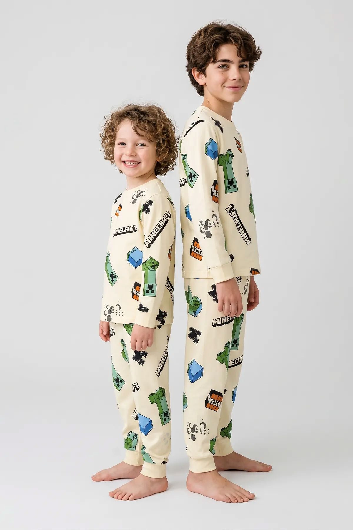 Computer Game Desenli Erkek Çocuk Pijama Takımı