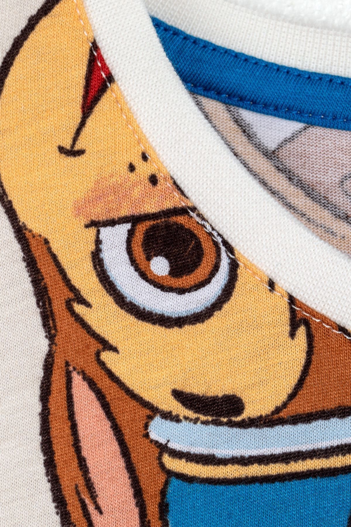 Mutlu Paw Patrol Desenli %100 Pamuk Çocuk Pijama Takımı