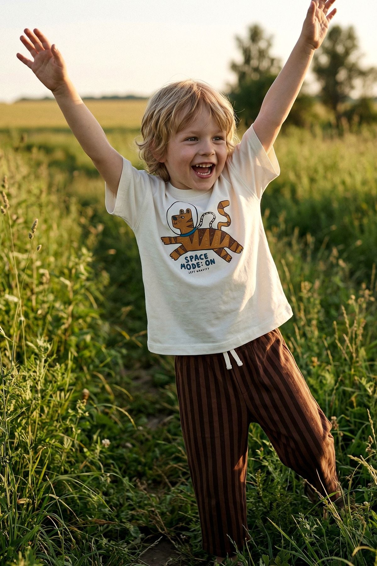 Space Mode Kaplan Baskılı Erkek Çocuk Alt Üst Takım