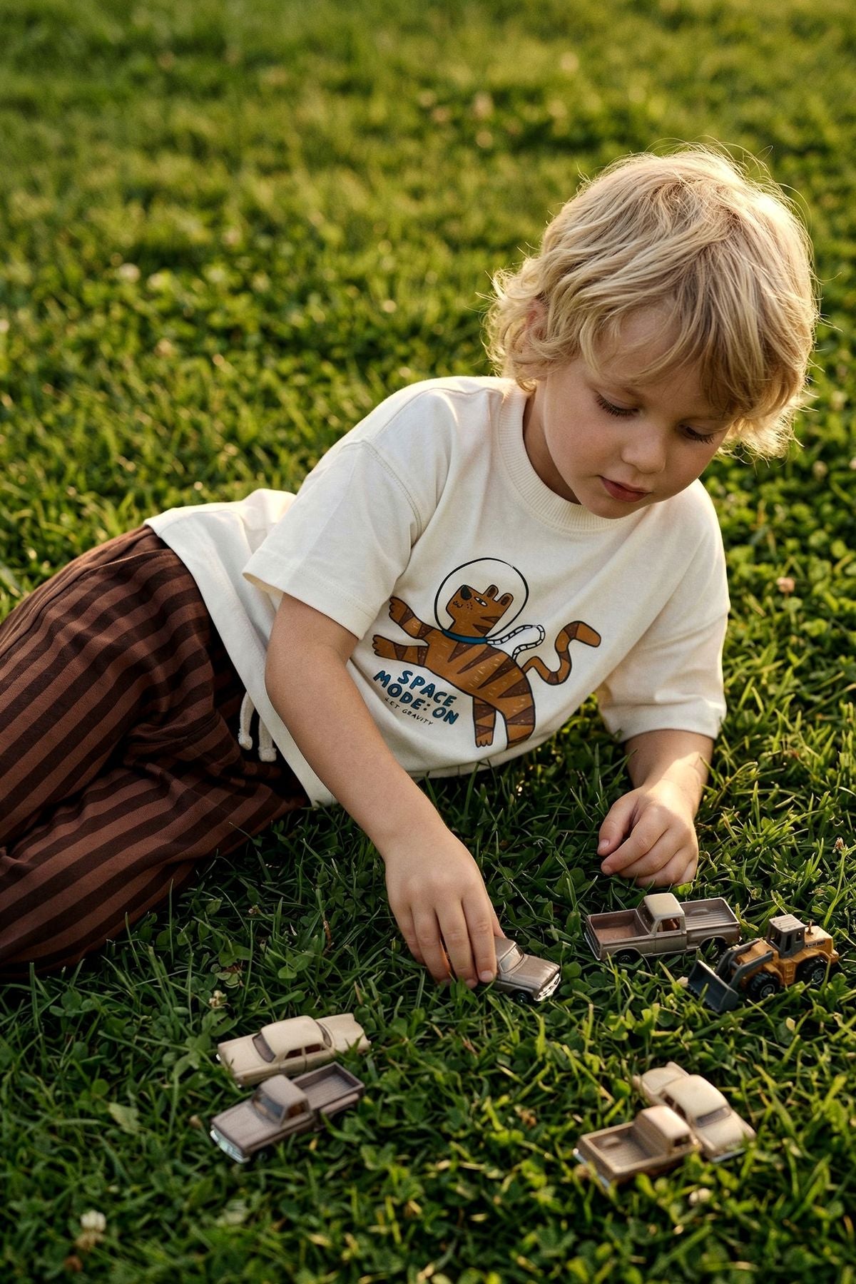 Space Mode Kaplan Baskılı Erkek Çocuk Alt Üst Takım