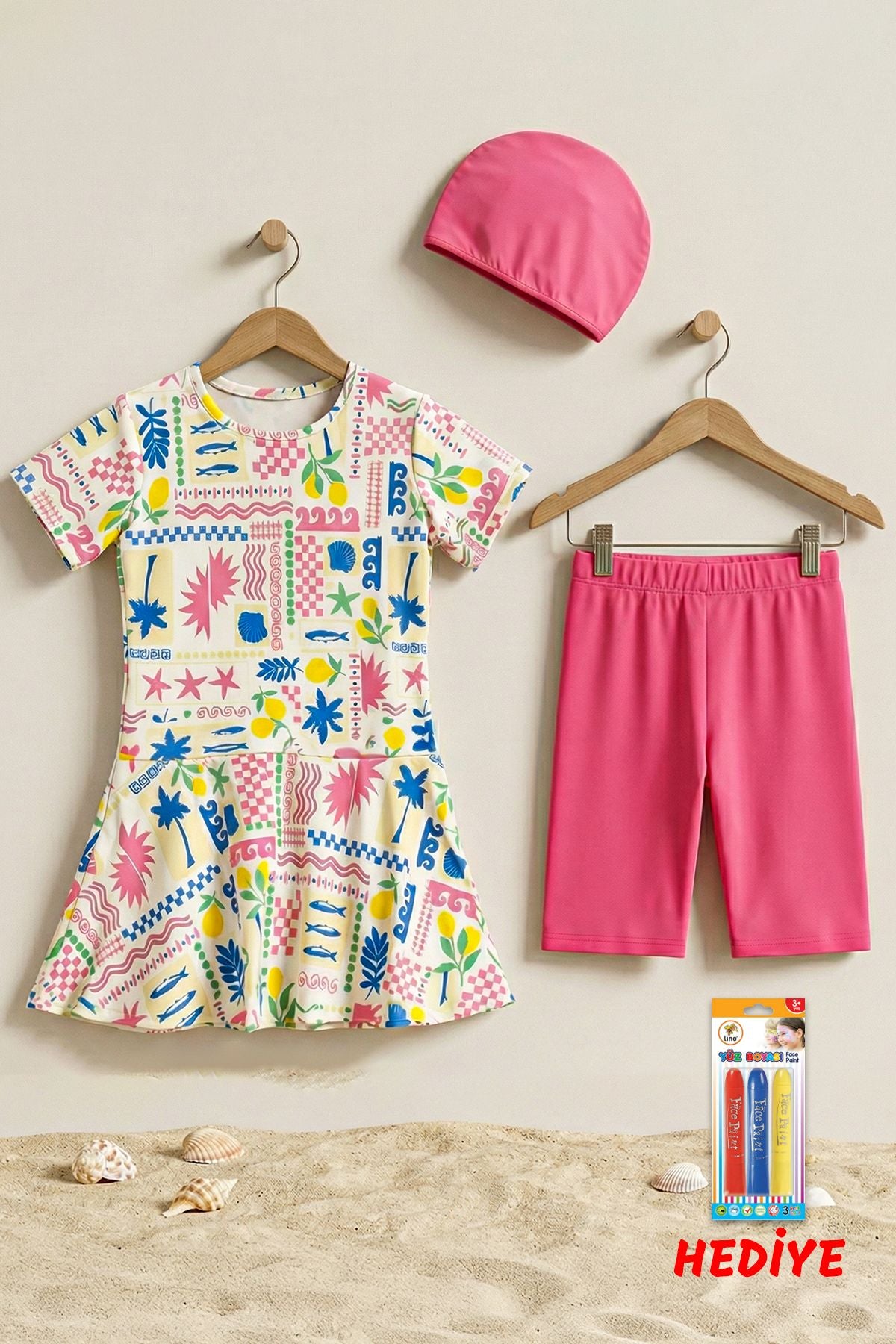 Tropic Fun Kız Çocuk Deniz Takımı – Hediyeli
