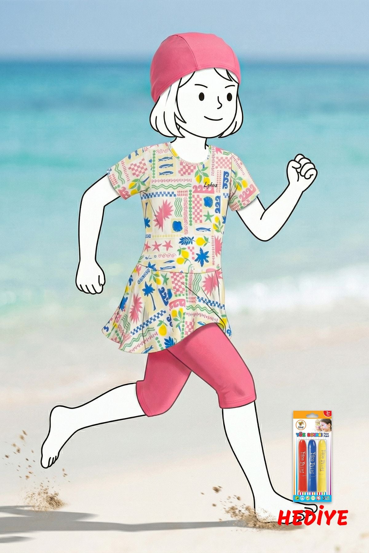 Tropic Fun Kız Çocuk Deniz Takımı – Hediyeli