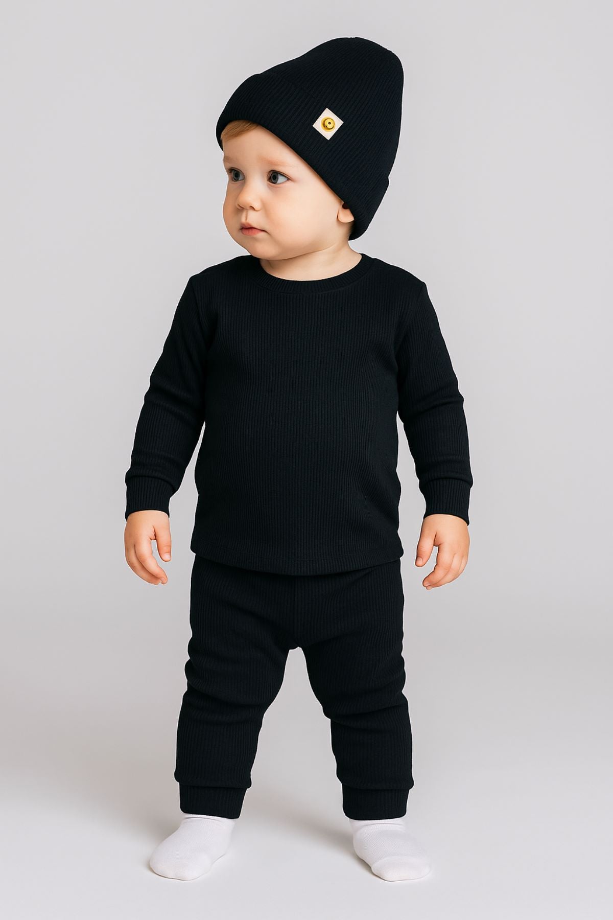 Unisex 3'Lü Kaşkorse Bebe Takım