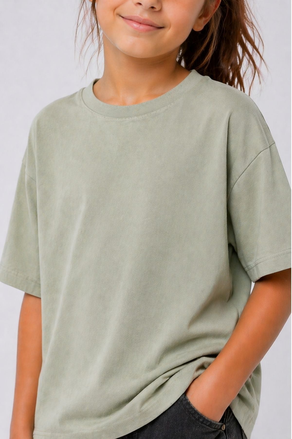 Unisex Basic Kısa Kollu Çocuk T-Shirt