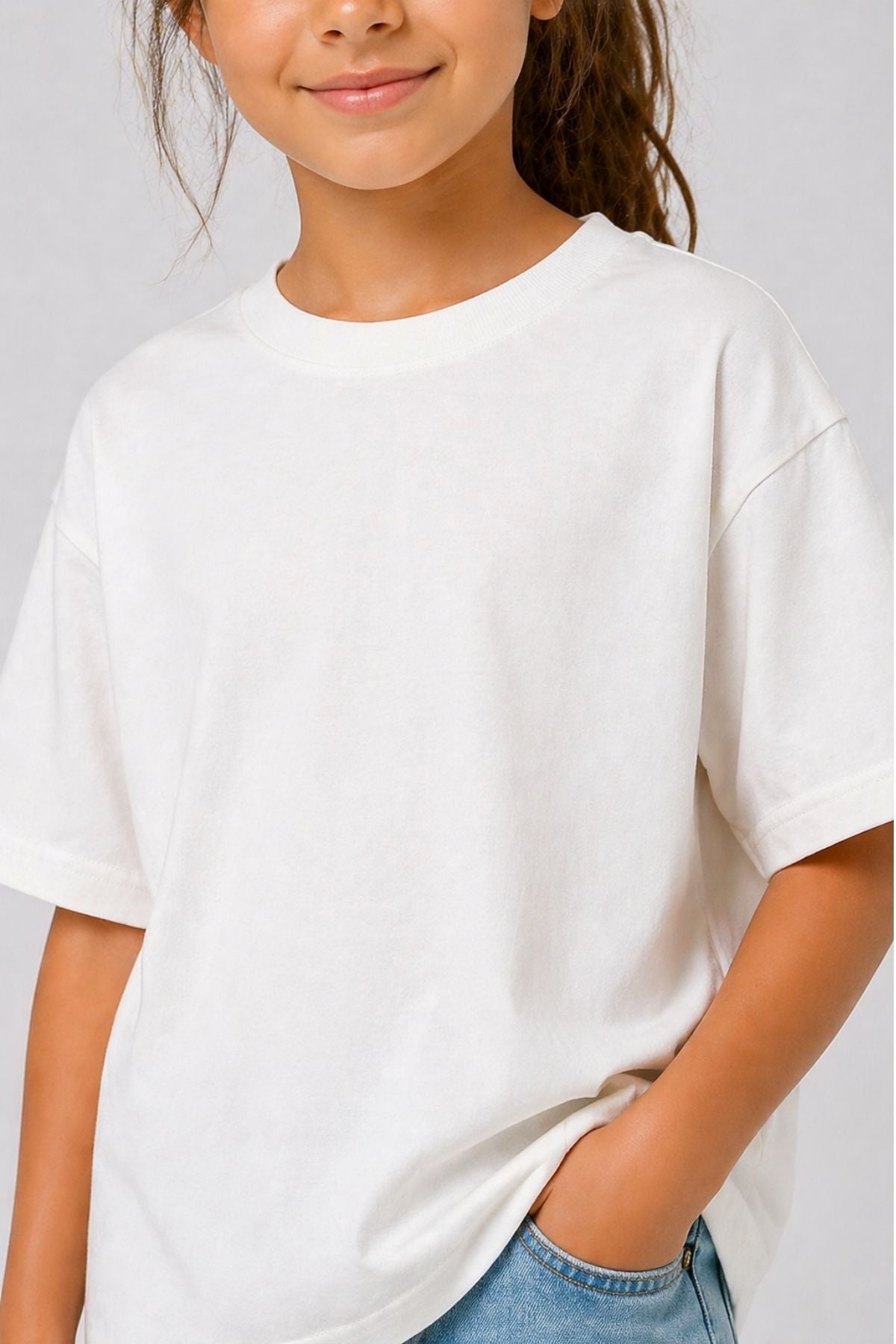 Unisex Basic Kısa Kollu Çocuk T-Shirt