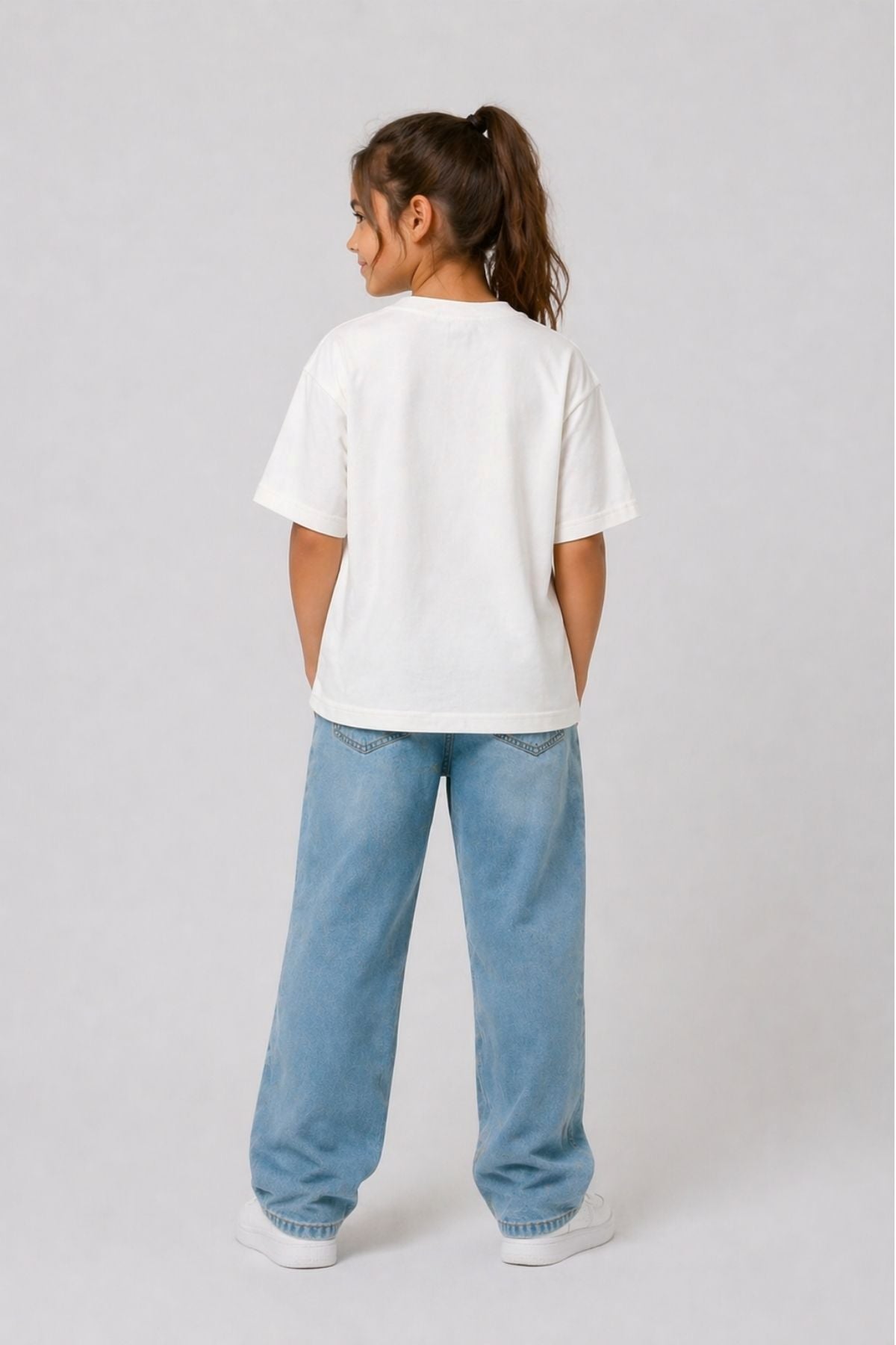 Unisex Basic Kısa Kollu Çocuk T-Shirt