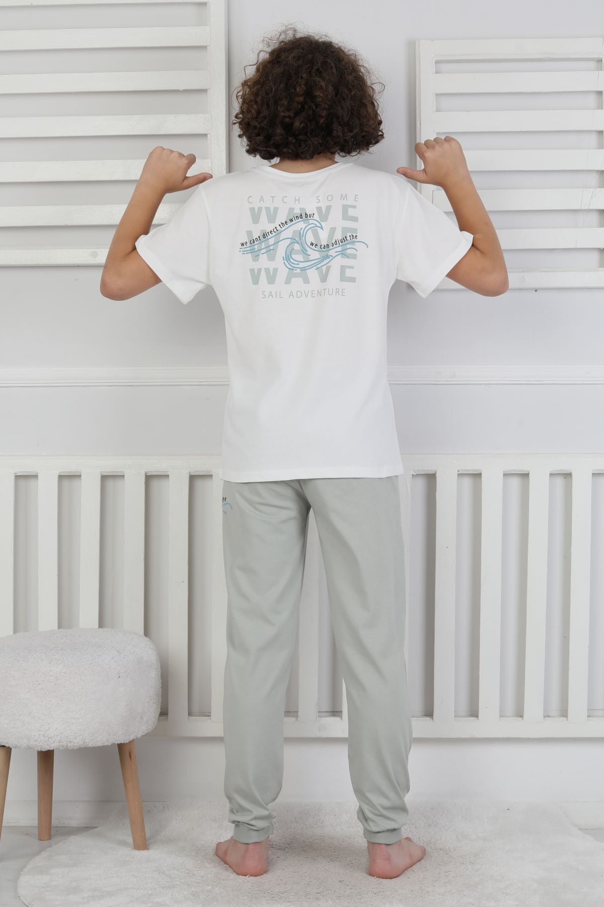 We Can Adjust The Baskılı Erkek Çocuk Pijama Takımı