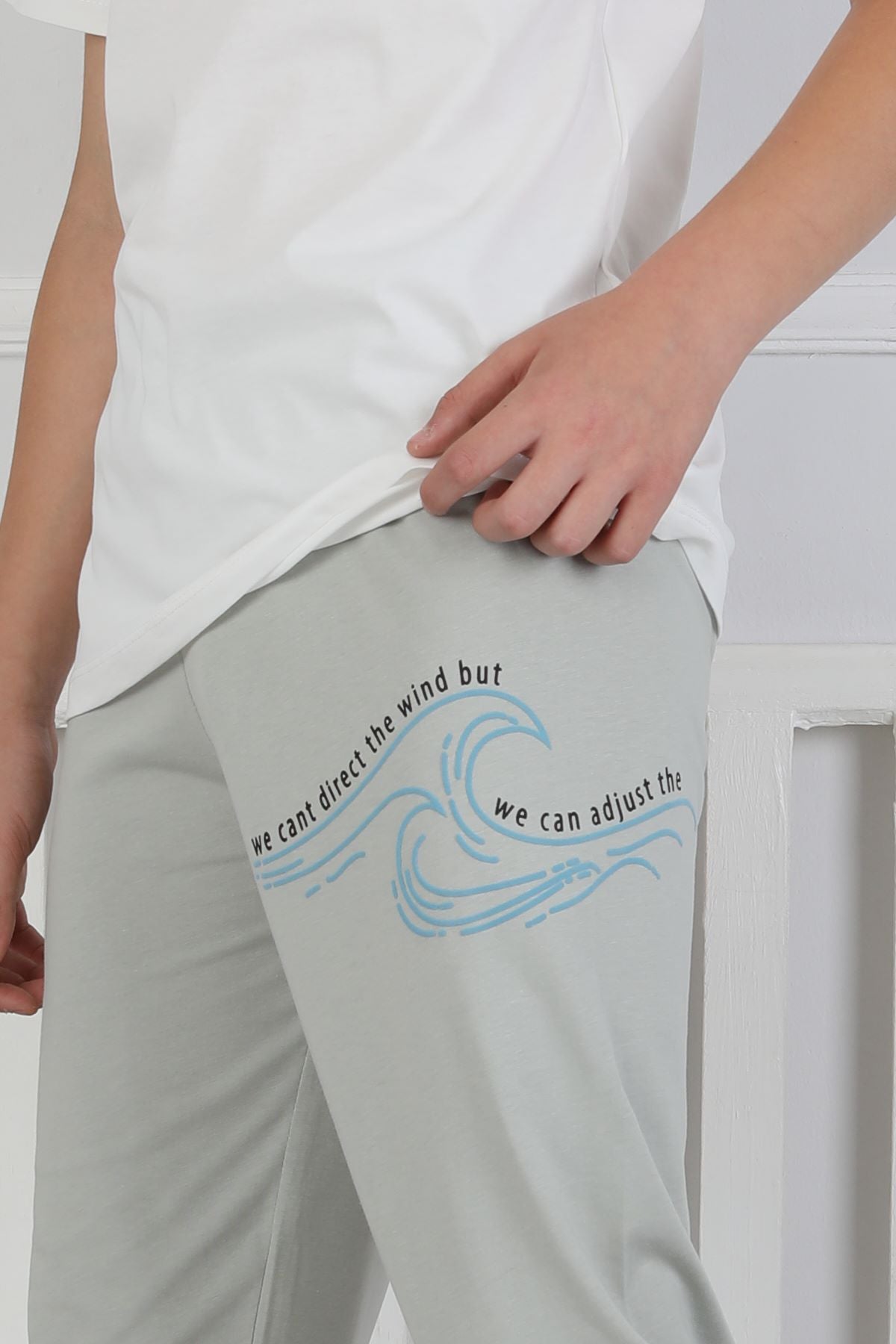 We Can Adjust The Baskılı Erkek Çocuk Pijama Takımı