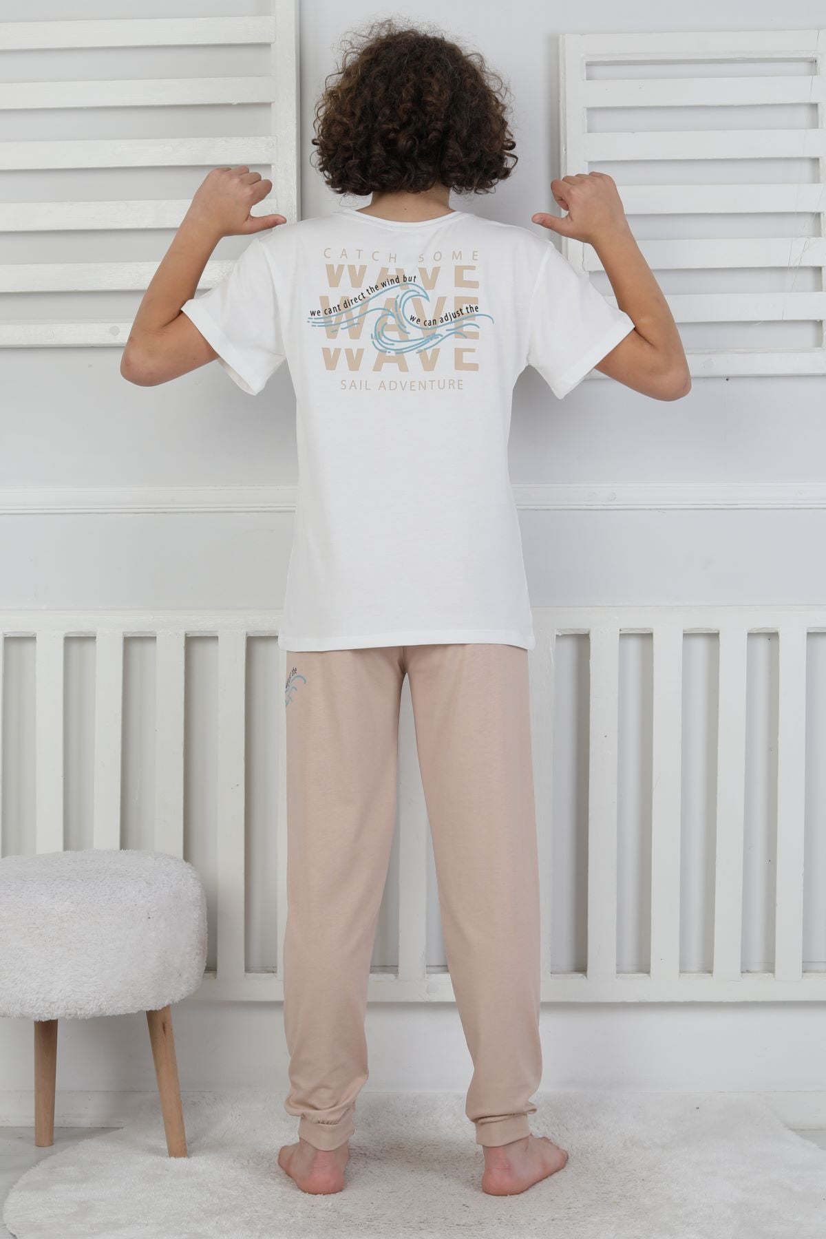 We Can Adjust The Baskılı Erkek Çocuk Pijama Takımı