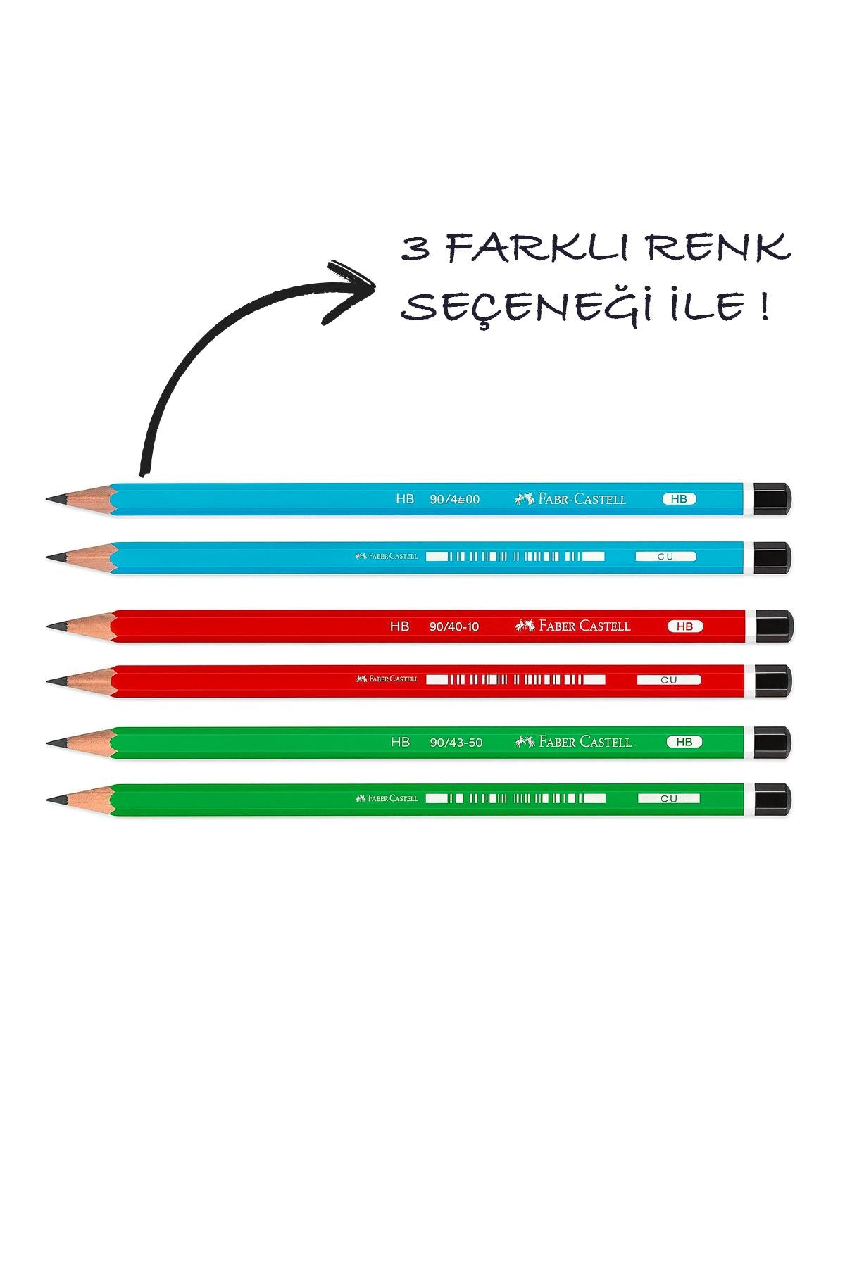 12'Li Mercanlı Kurşun Kalem Set - Pencil