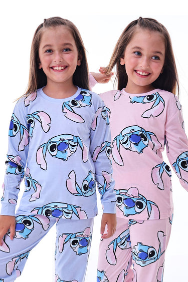 2'Li Cute Monster Pijama Takımları ( Pembe - Mavi )