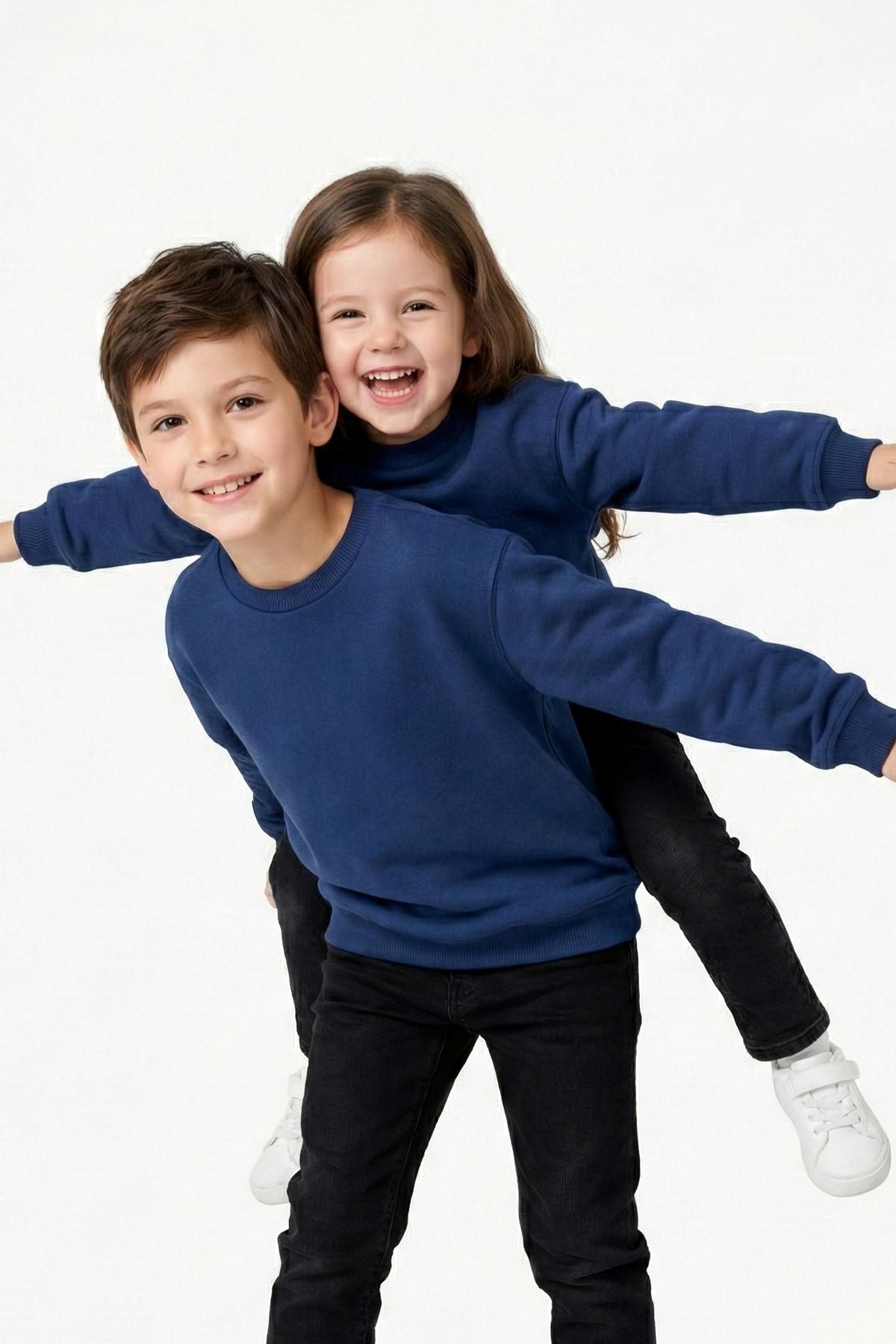 3'Lü Basic Şardonlu Çocuk Sweatshirt