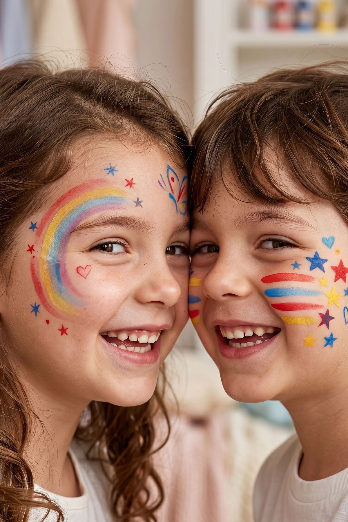 Yıkanabilir 3 Renk Çevirmeli Mekanizmalı Yüz Boyama Seti - Face Paint
