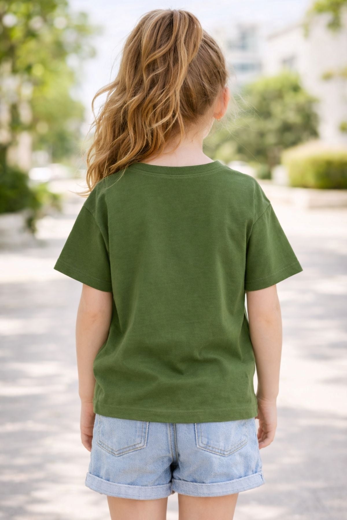 Unisex Basic Kısa Kollu Çocuk T-Shirt