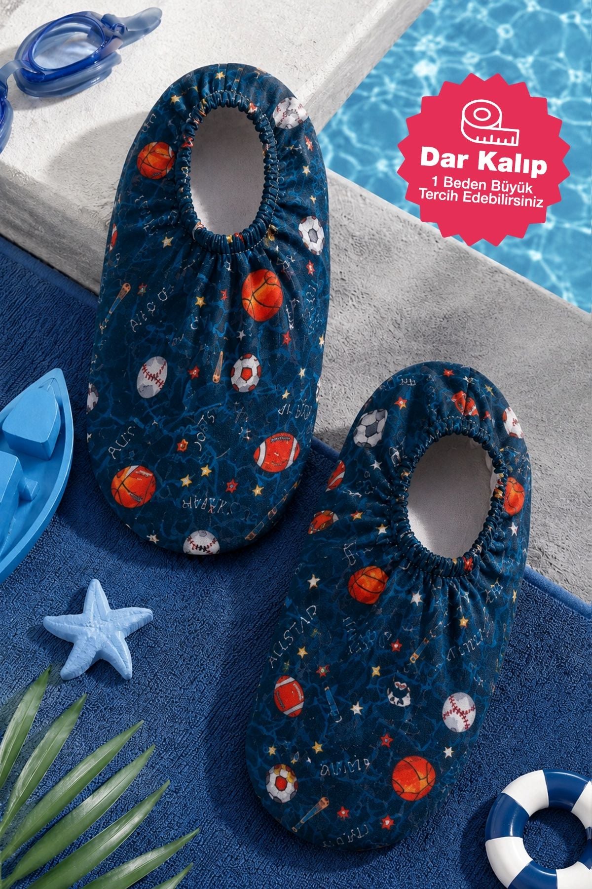 Champion Balls Desenli Erkek Bebek - Çocuk Deniz Ayakkabısı