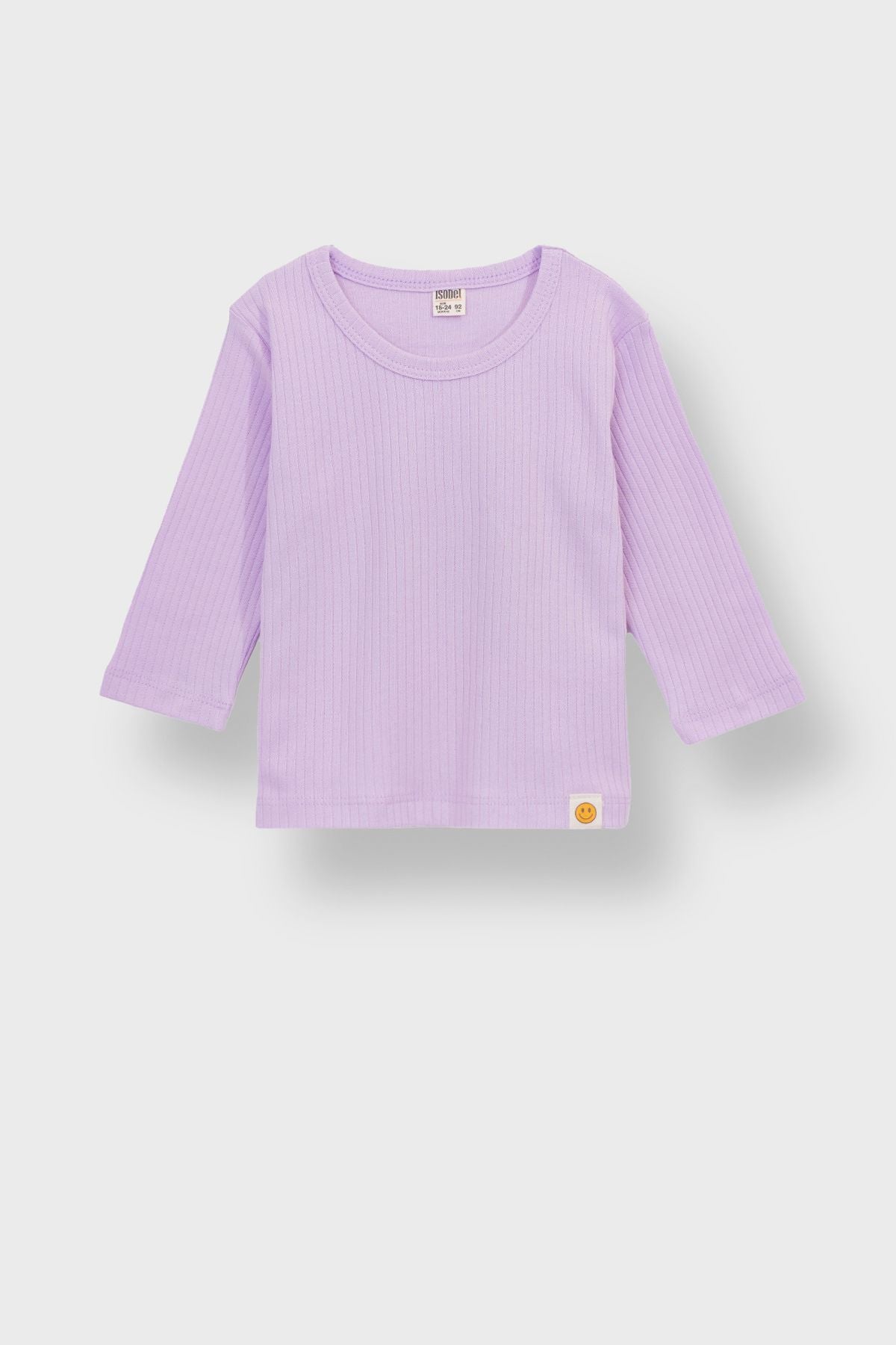 Basic Fitilli İnterlok Kumaş %100 Pamuk 1-5 Yaş Beyaz Bebek Pijama Takımı