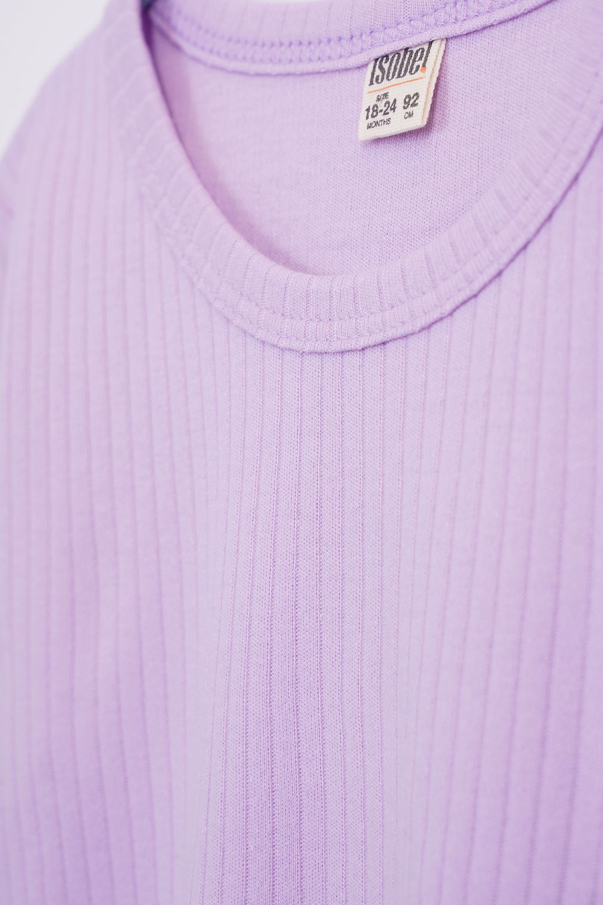 Basic Fitilli İnterlok Kumaş %100 Pamuk 1-5 Yaş Beyaz Bebek Pijama Takımı