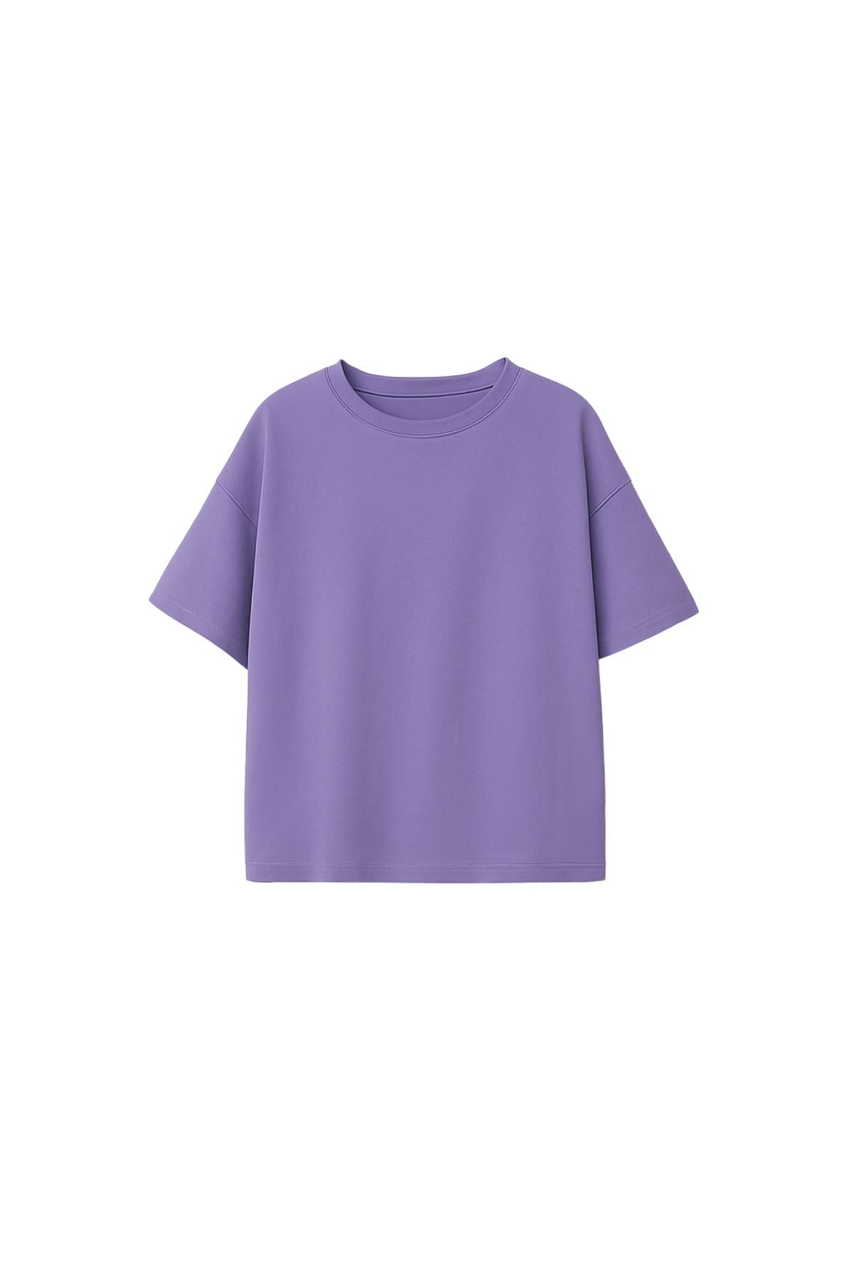 Basic 4'Lü Kız Çocuk T-Shirt ( Beyaz - Pembe - Mor - Lacivert )