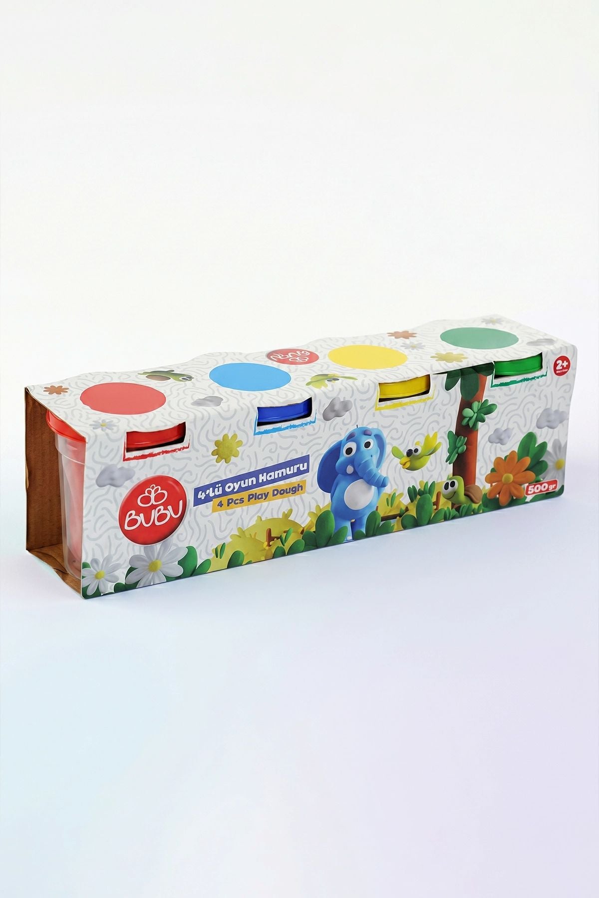 Bubu 4'Lü Oyun Hamuru - 4 Pcs Play Dough