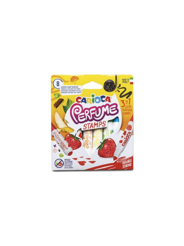 Carioca Perfume Kokulu Damgalı Jumbo Keçeli Kalem 8'li