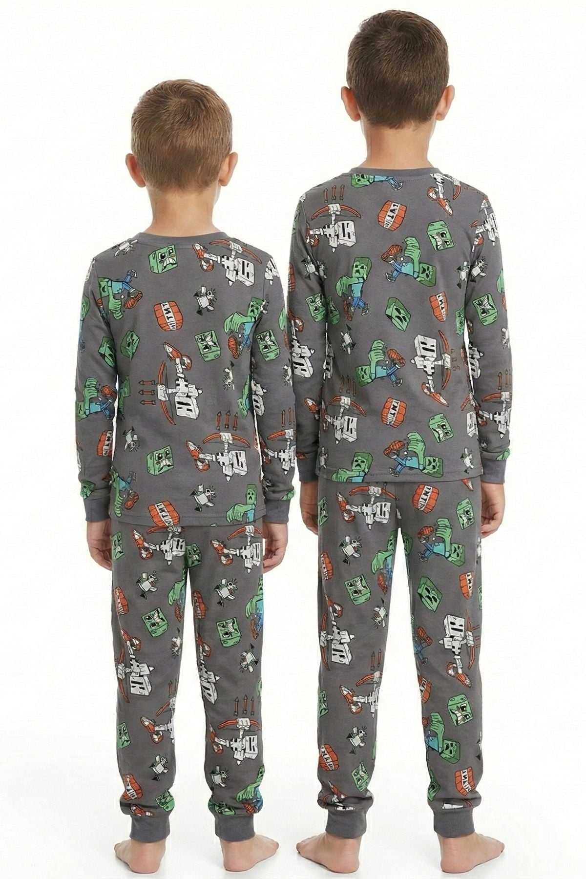 Computer Game Desenli Erkek Çocuk Pijama Takımı