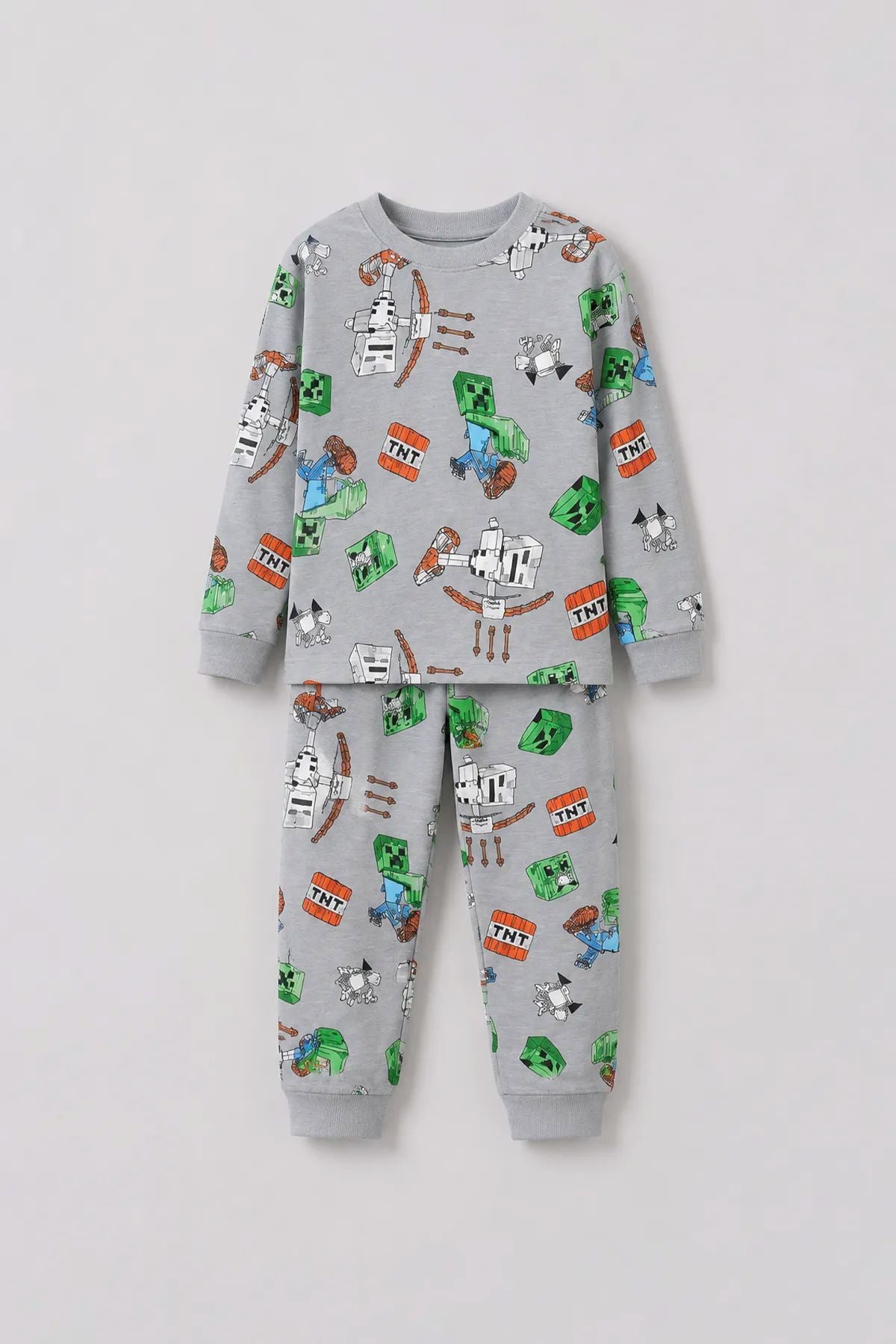 Computer Game Desenli Erkek Çocuk Pijama Takımı