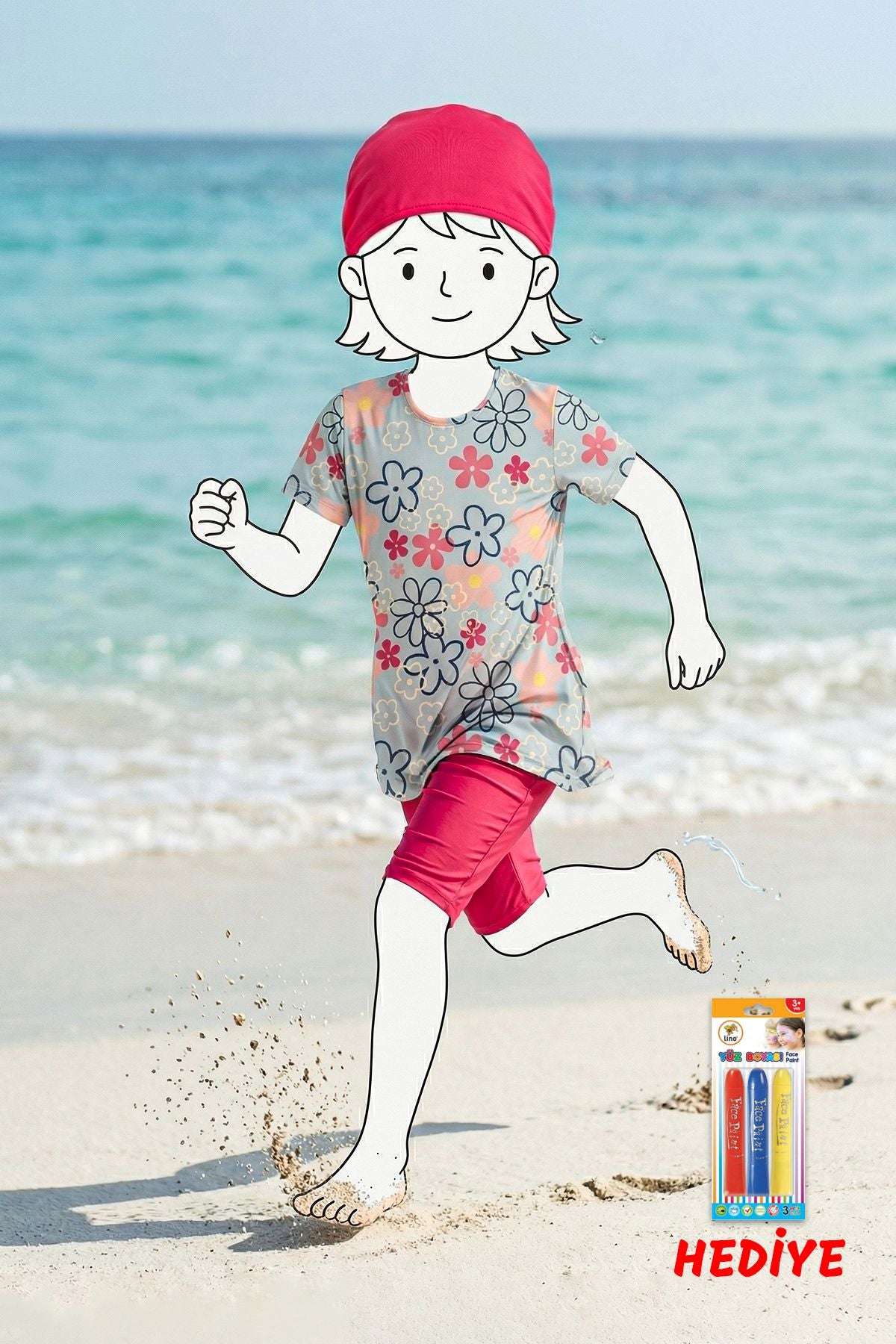 Daisy Bloom Kız Çocuk Mayo Takımı