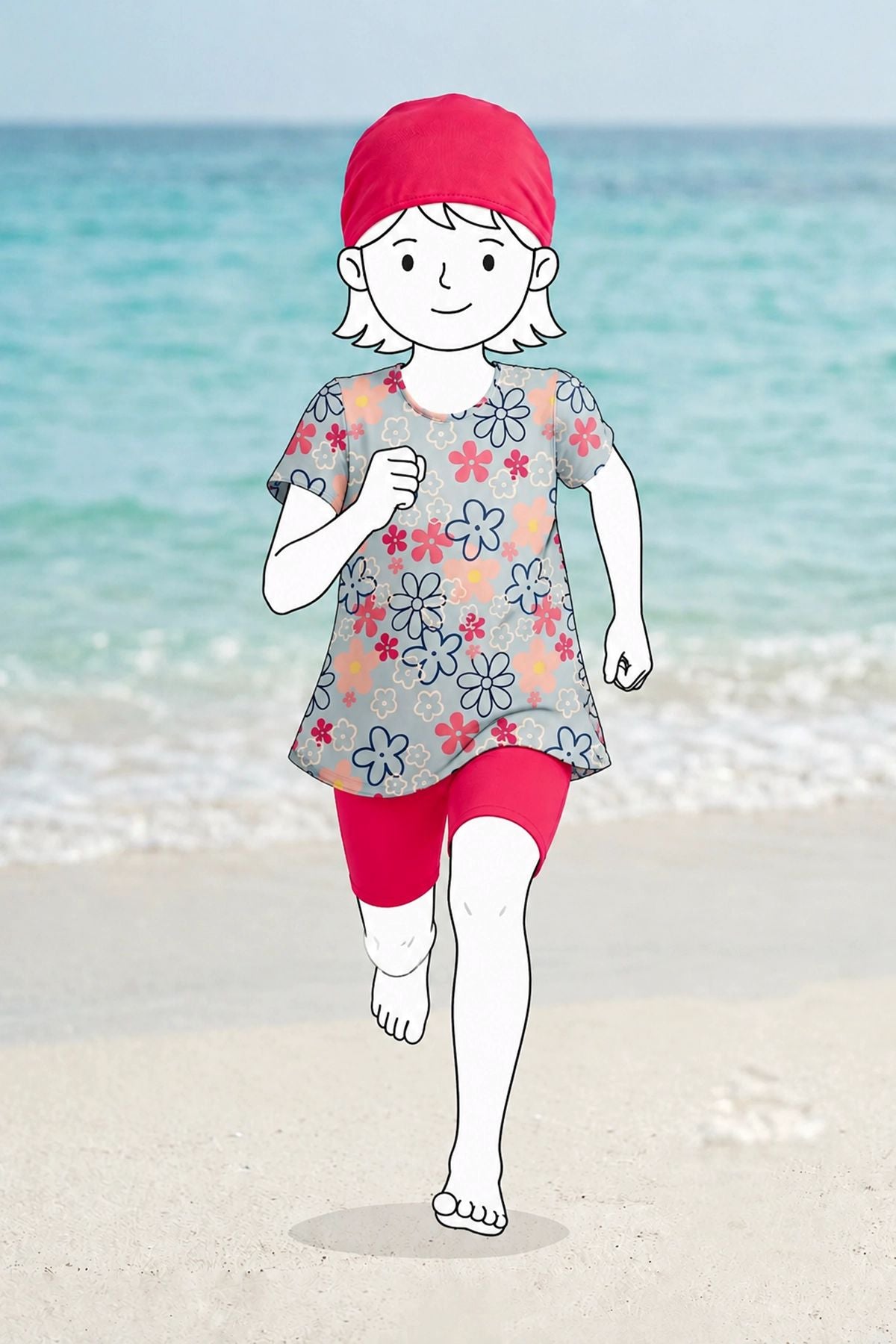 Daisy Bloom Kız Çocuk Mayo Takımı