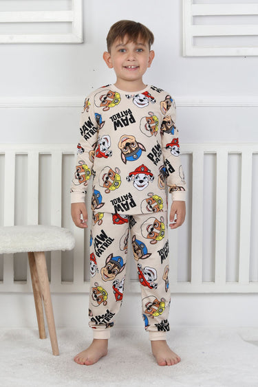 Kahraman Paw Patrol Desenli Erkek Çocuk Pijama Takımı
