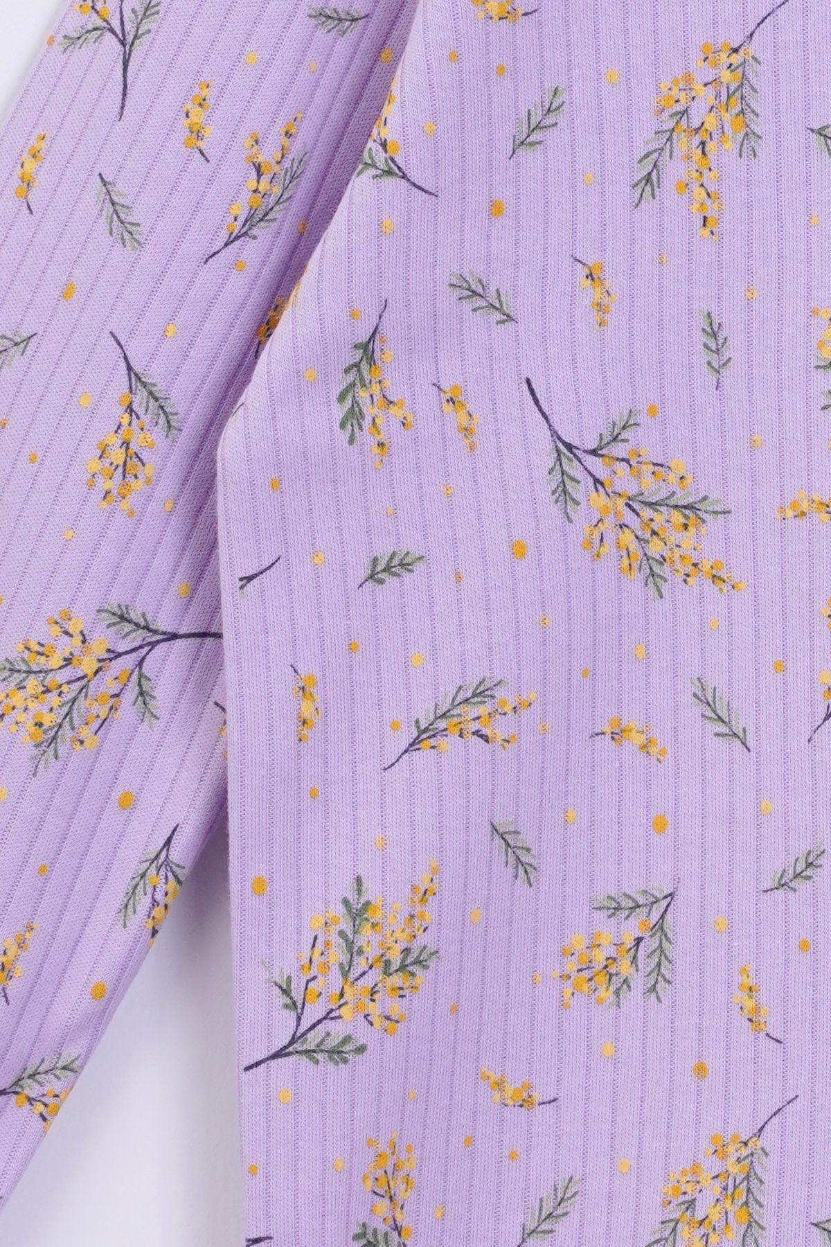 Kalp Desenli %100 Pamuk Kız Çocuk Pijama Takımı