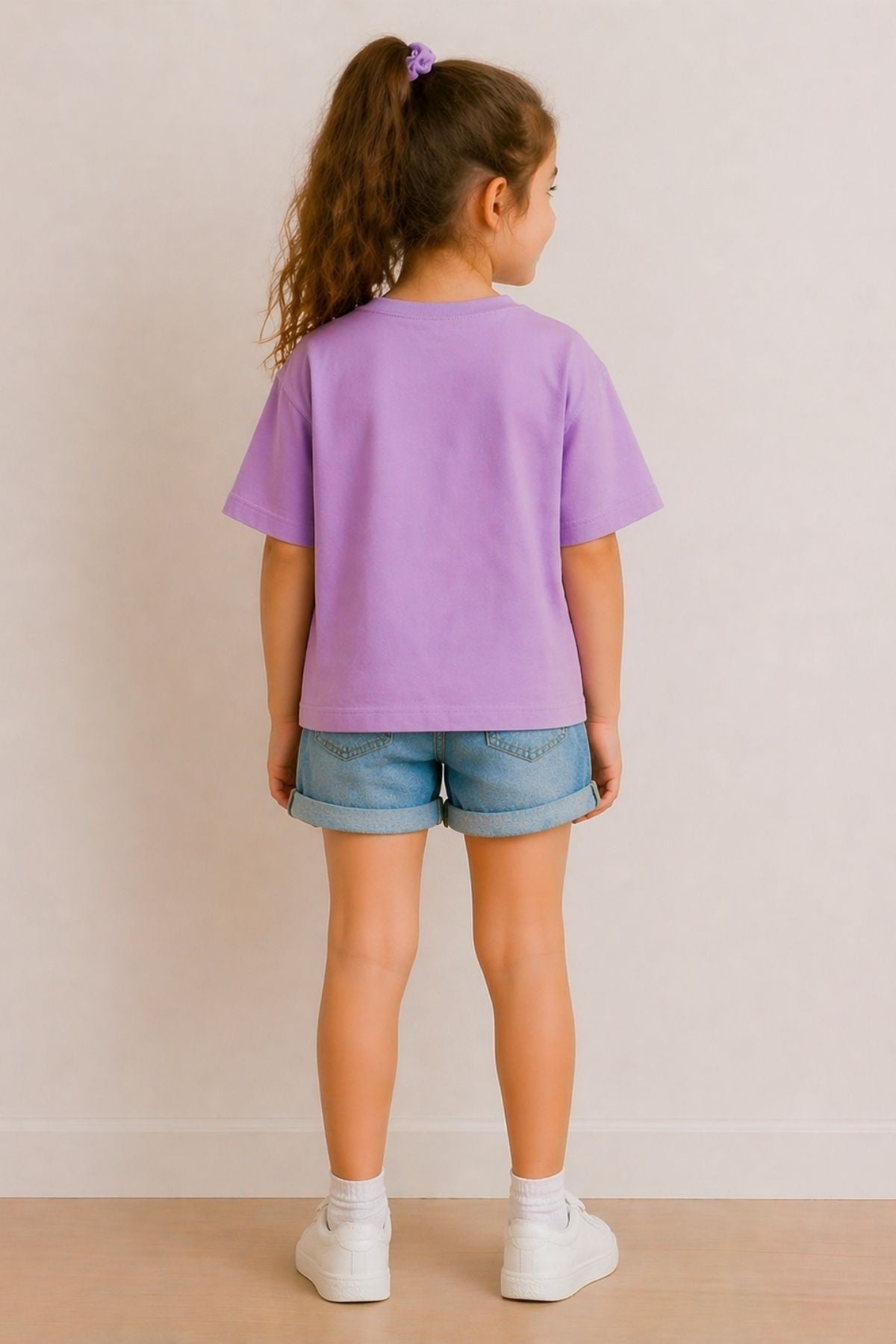 Kız Çocuk Basic kısa Kollu T-Shirt