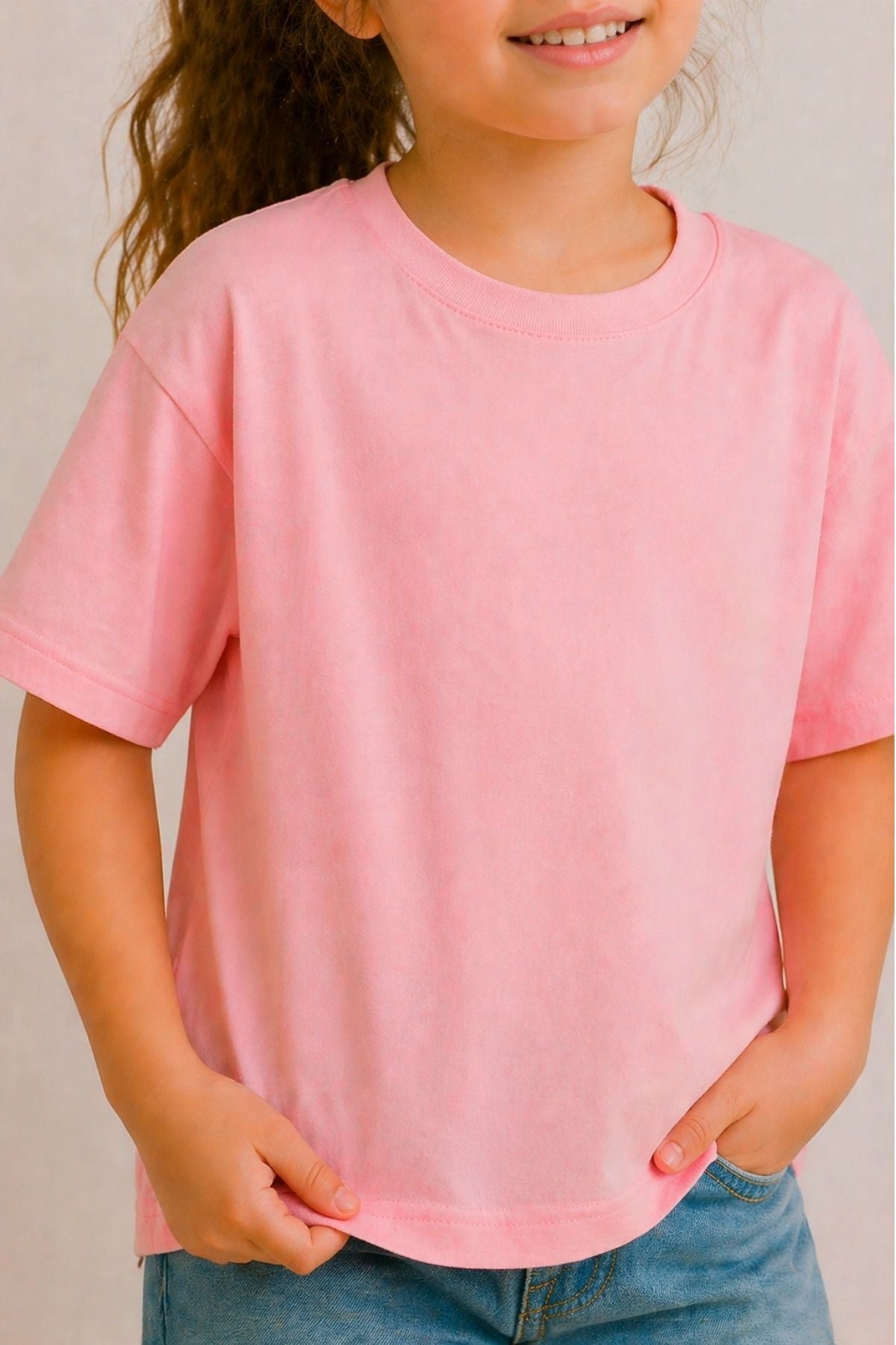 Kız Çocuk Basic kısa Kollu T-Shirt