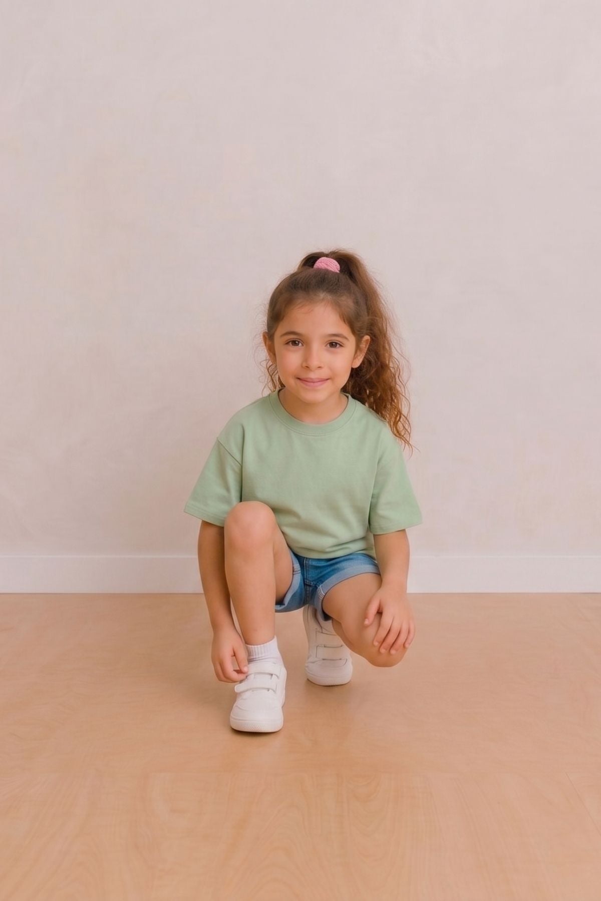 Kız Çocuk Basic kısa Kollu T-Shirt