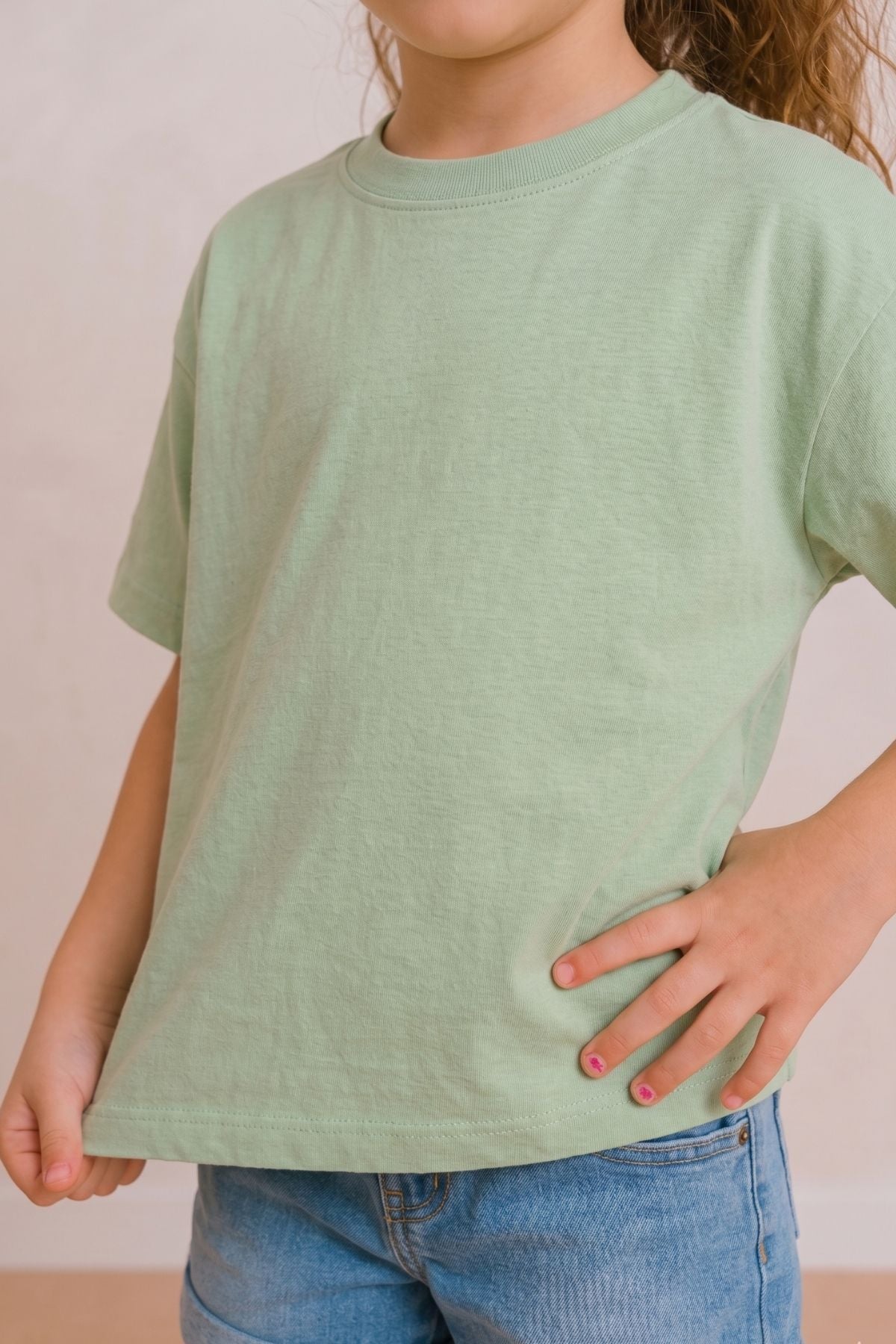 Kız Çocuk Basic kısa Kollu T-Shirt