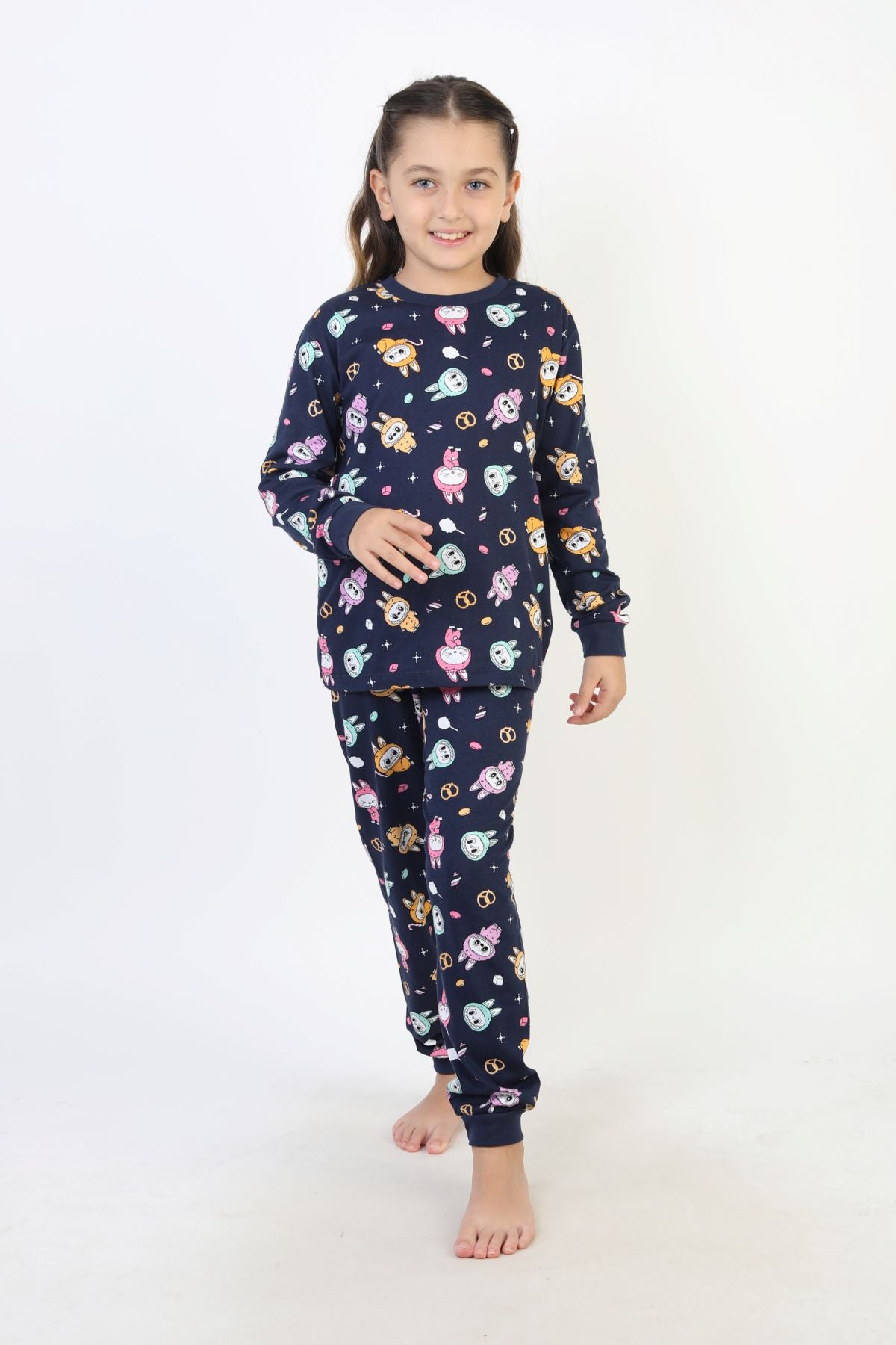 Labubu Desenli Kız Çocuk Takımı