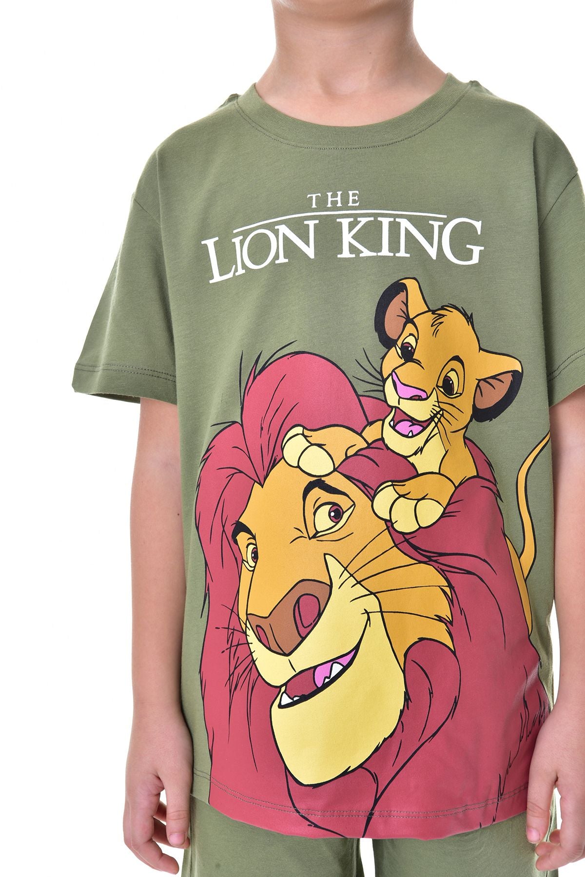 Lion King Baskılı 2'li Şort - T-Shirt Çocuk Takım