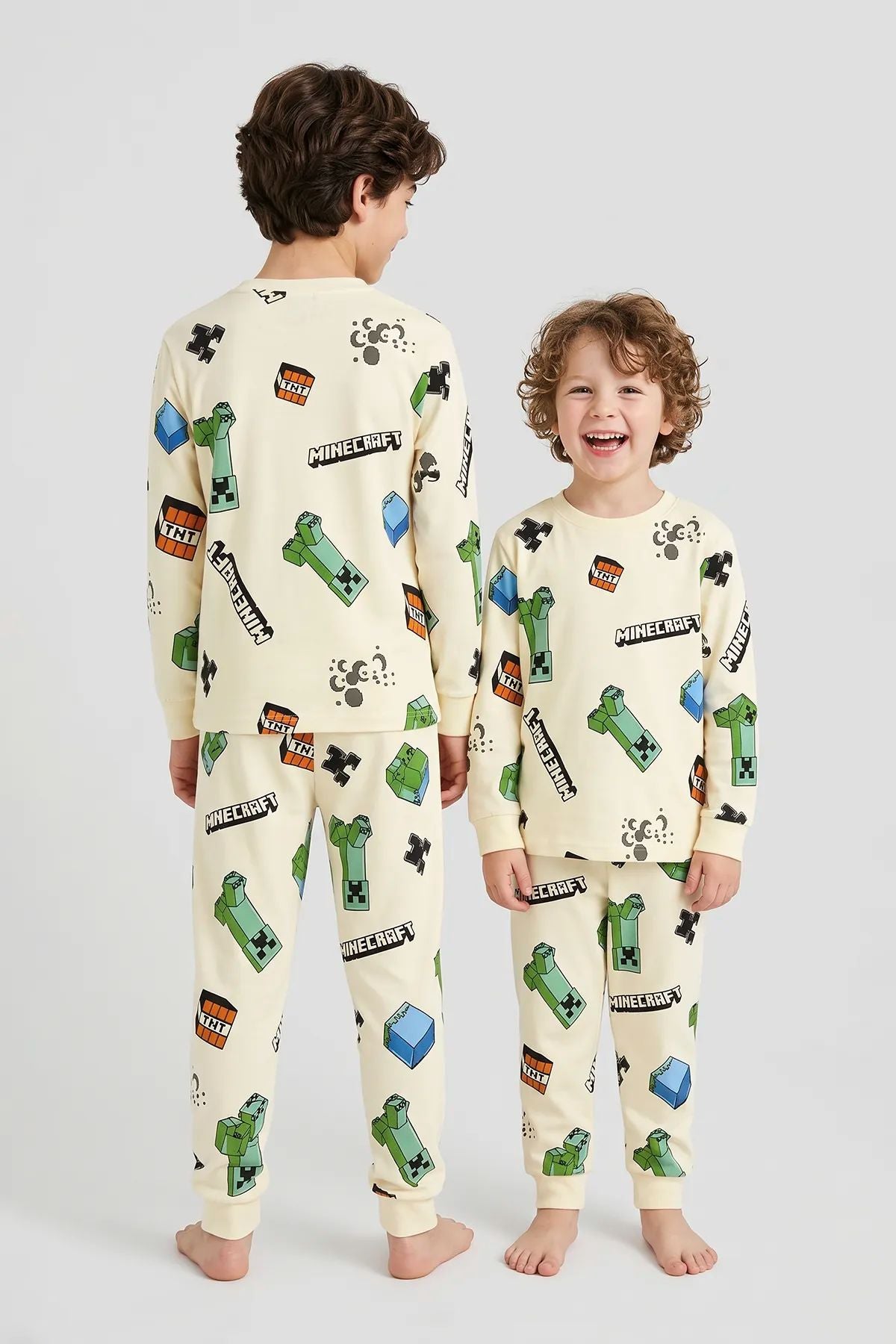 Computer Game Desenli Erkek Çocuk Pijama Takımı
