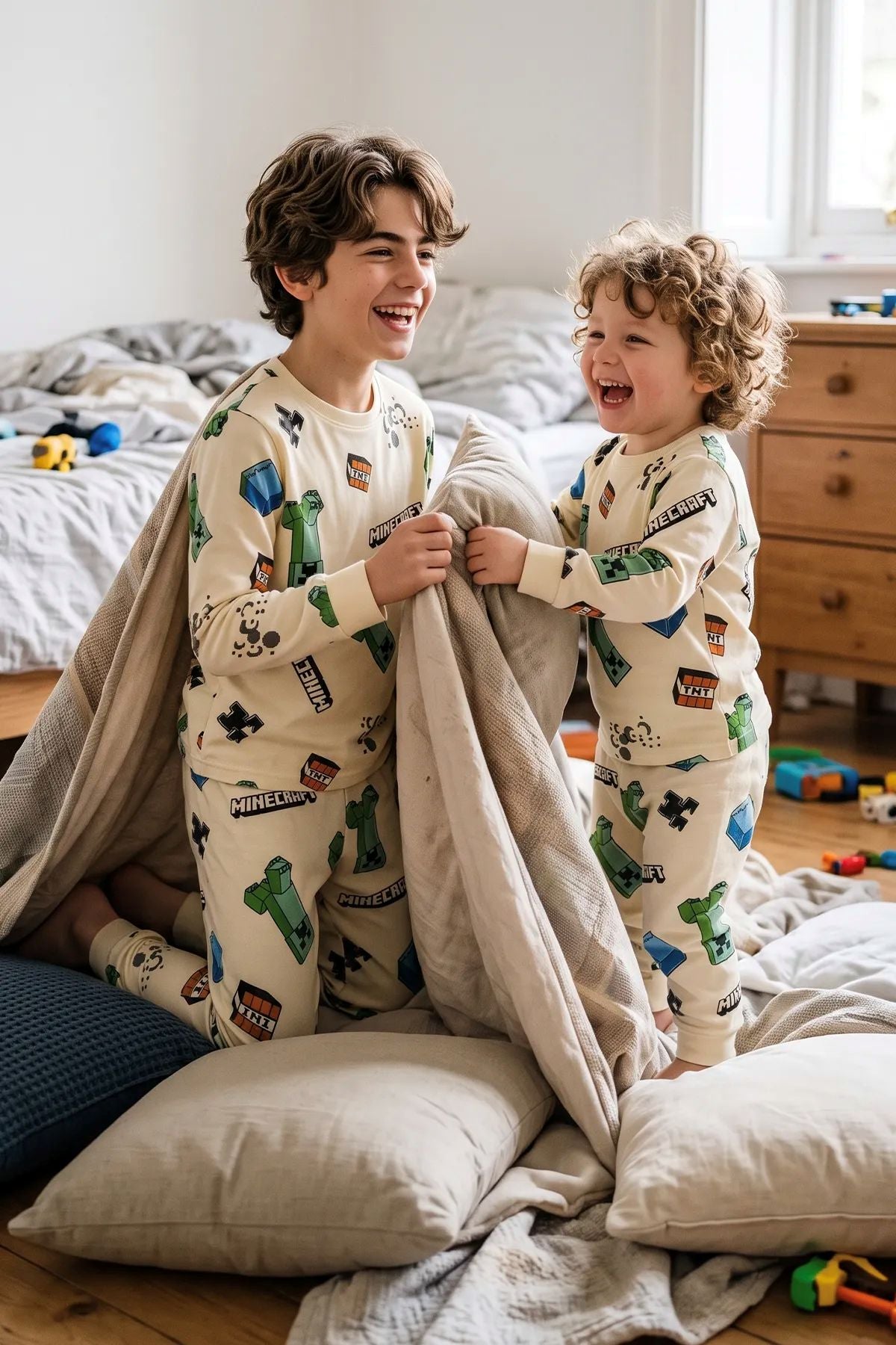 Computer Game Desenli Erkek Çocuk Pijama Takımı
