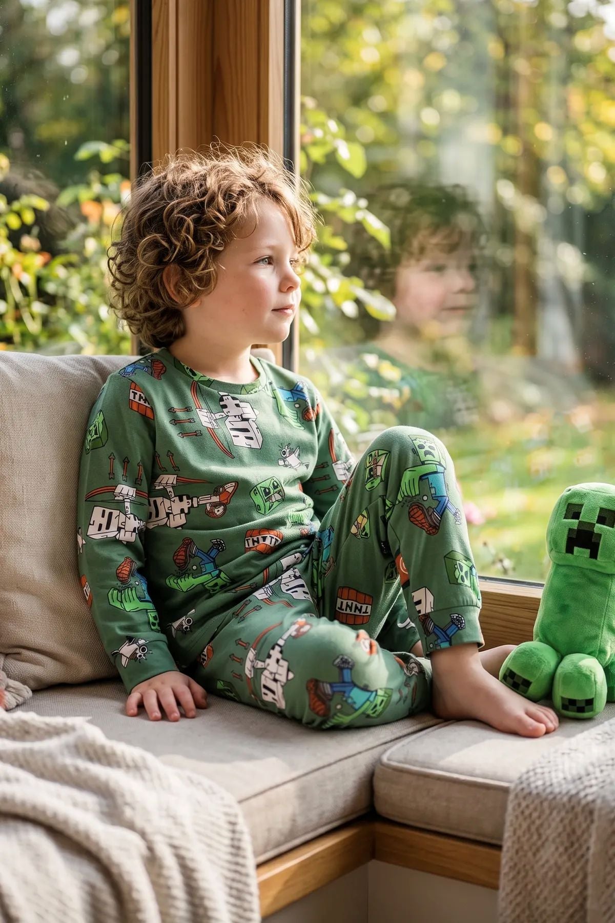 Computer Game Desenli Erkek Çocuk Pijama Takımı