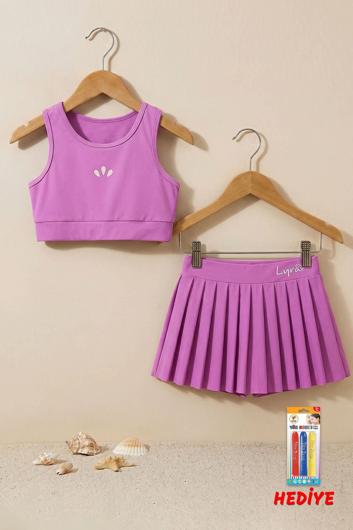 Sport Chic Etekli Kız Çocuk Alt - Üst Takımı