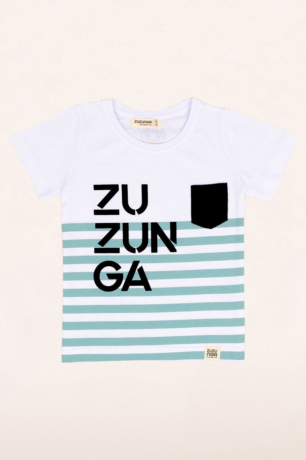 Striped Mint Erkek Çocuk T-Shirt