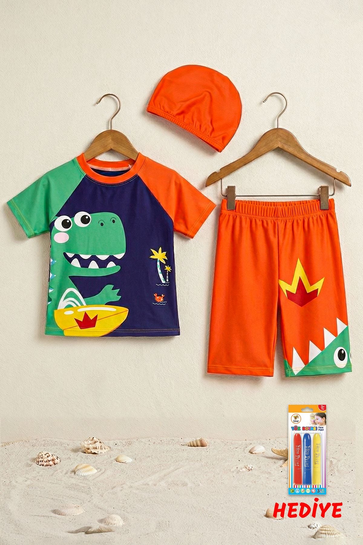 Summer Dino Erkek Çocuk Mayo Takımı