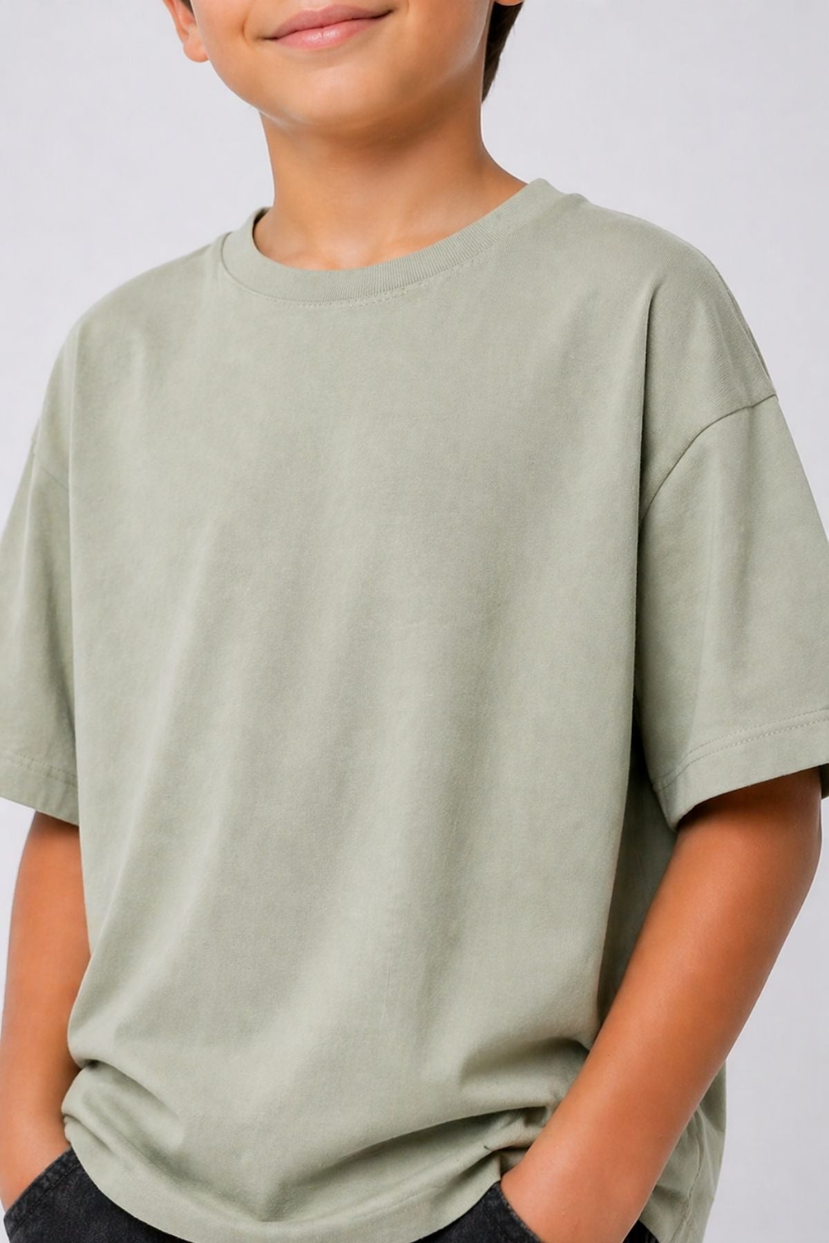 Unisex Basic Kısa Kollu Çocuk T-Shirt